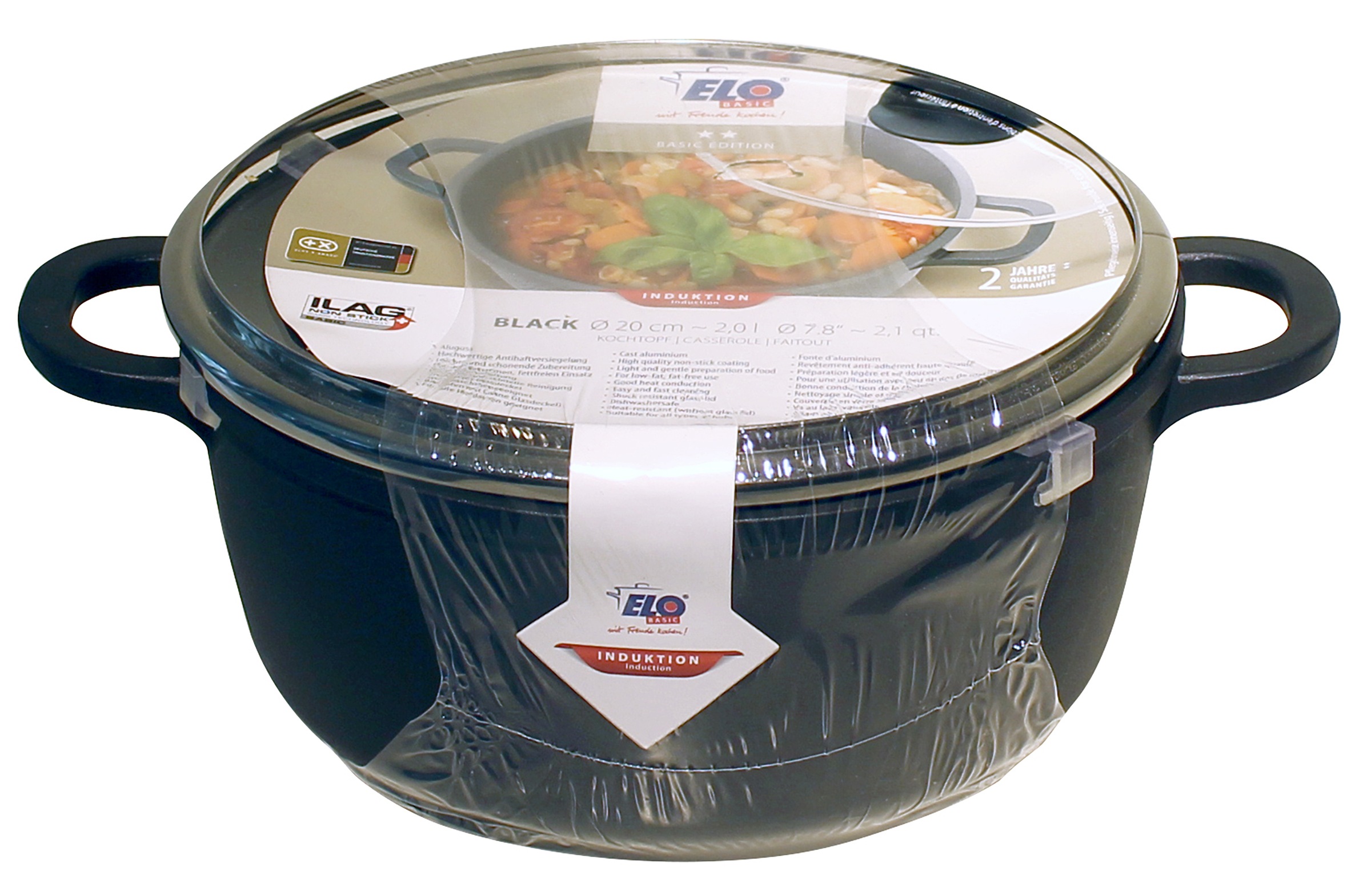 Elo Basic Casserole »Black« 1 tlg. Aluminium