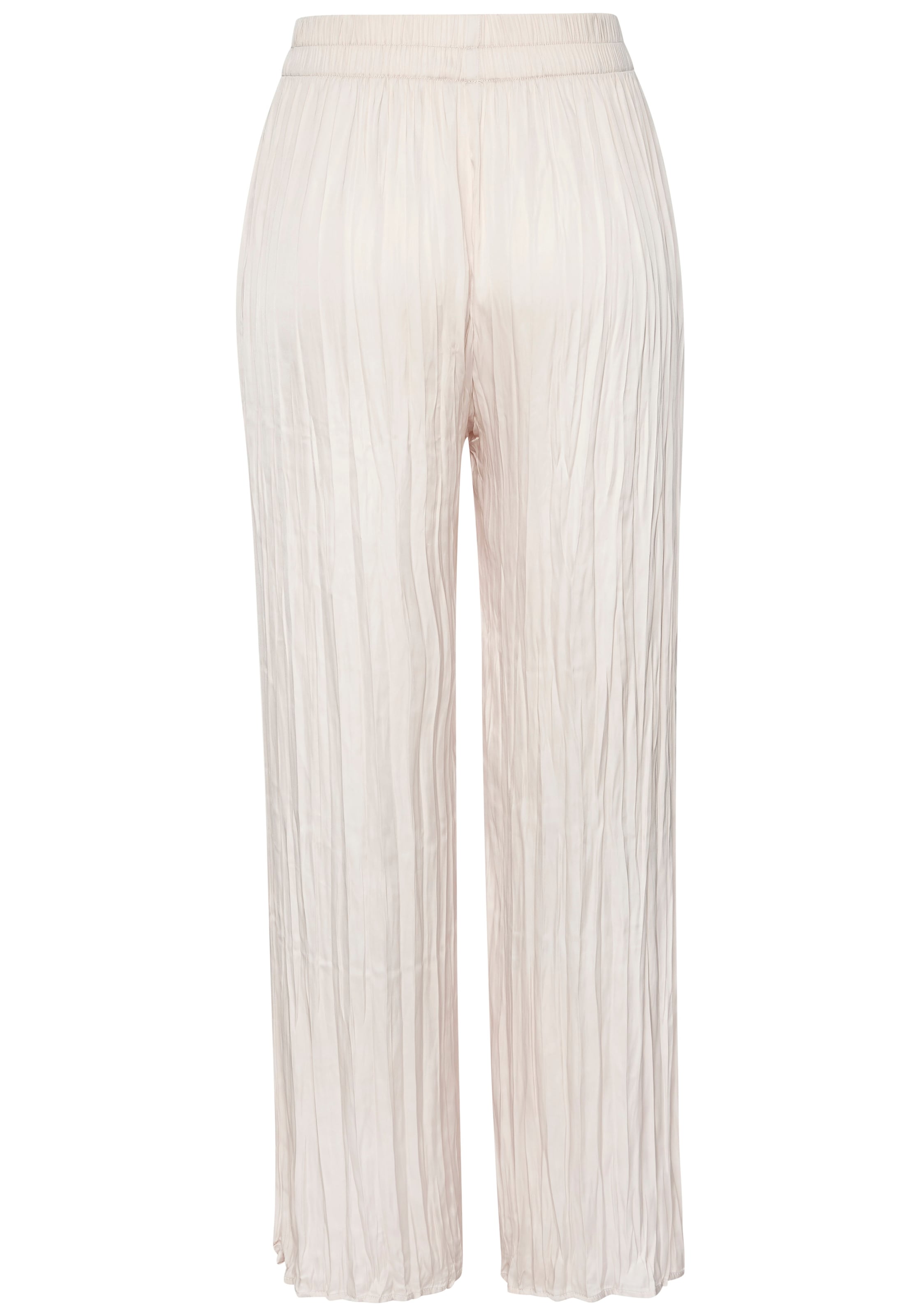 LASCANA Pantalon palazzo  mit Plisseefalten, leichte Satinqualität. luftige Sommerhose, elegant