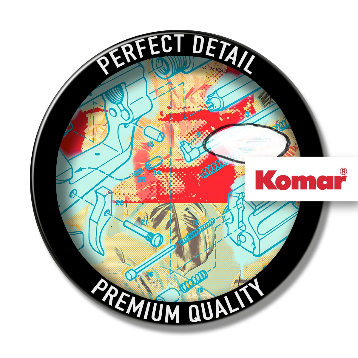 Komar Leinwandbild »Peace - Grösse 60 x 60 cm« Natur 1 Stk. tlg. Keilrahmenbild mi Echtholzrahmen