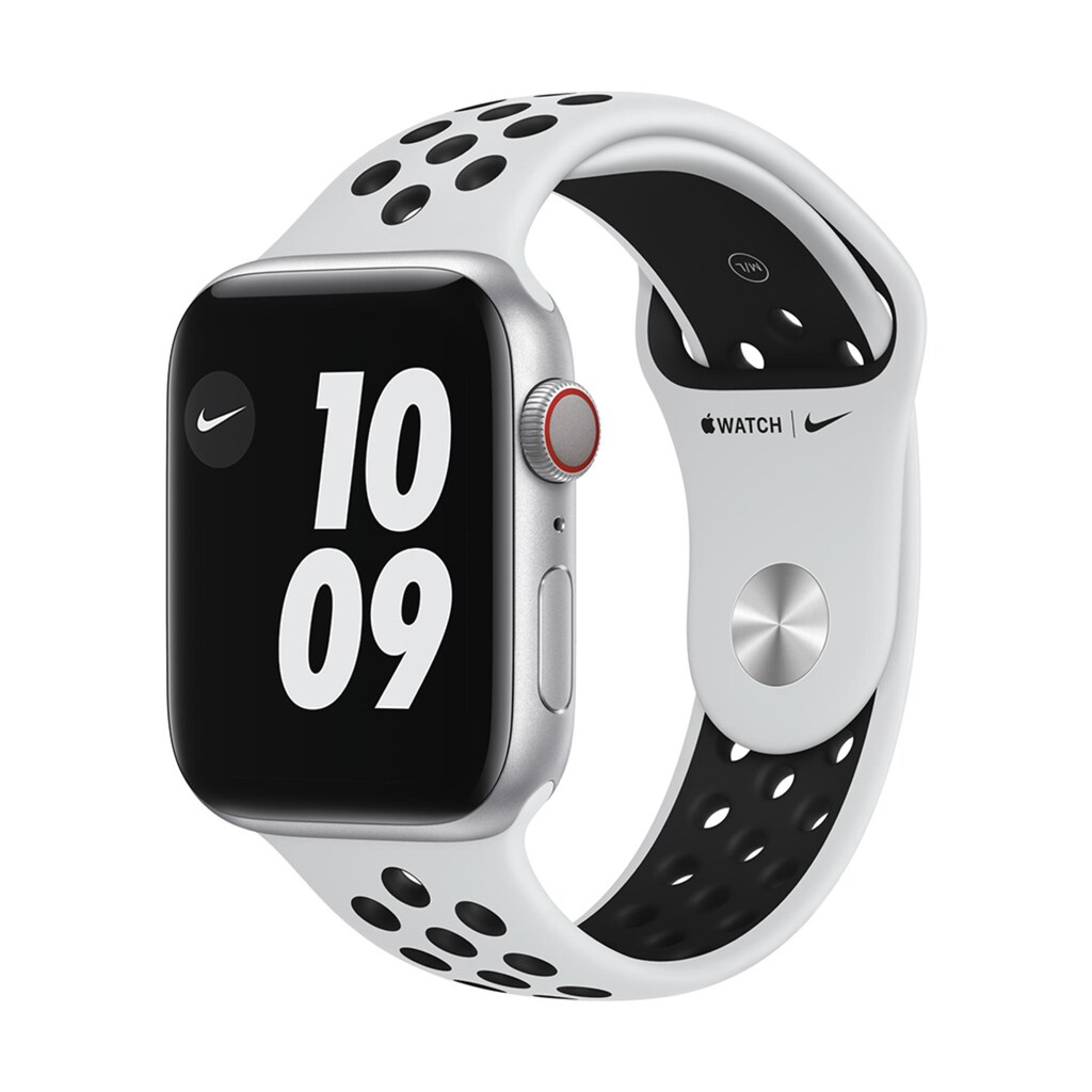 Apple Smartwatch »Serie Nike 6, GPS, 44 mm Aluminium-Gehäuse mit Nike-Sportarmband«, (Watch OS)