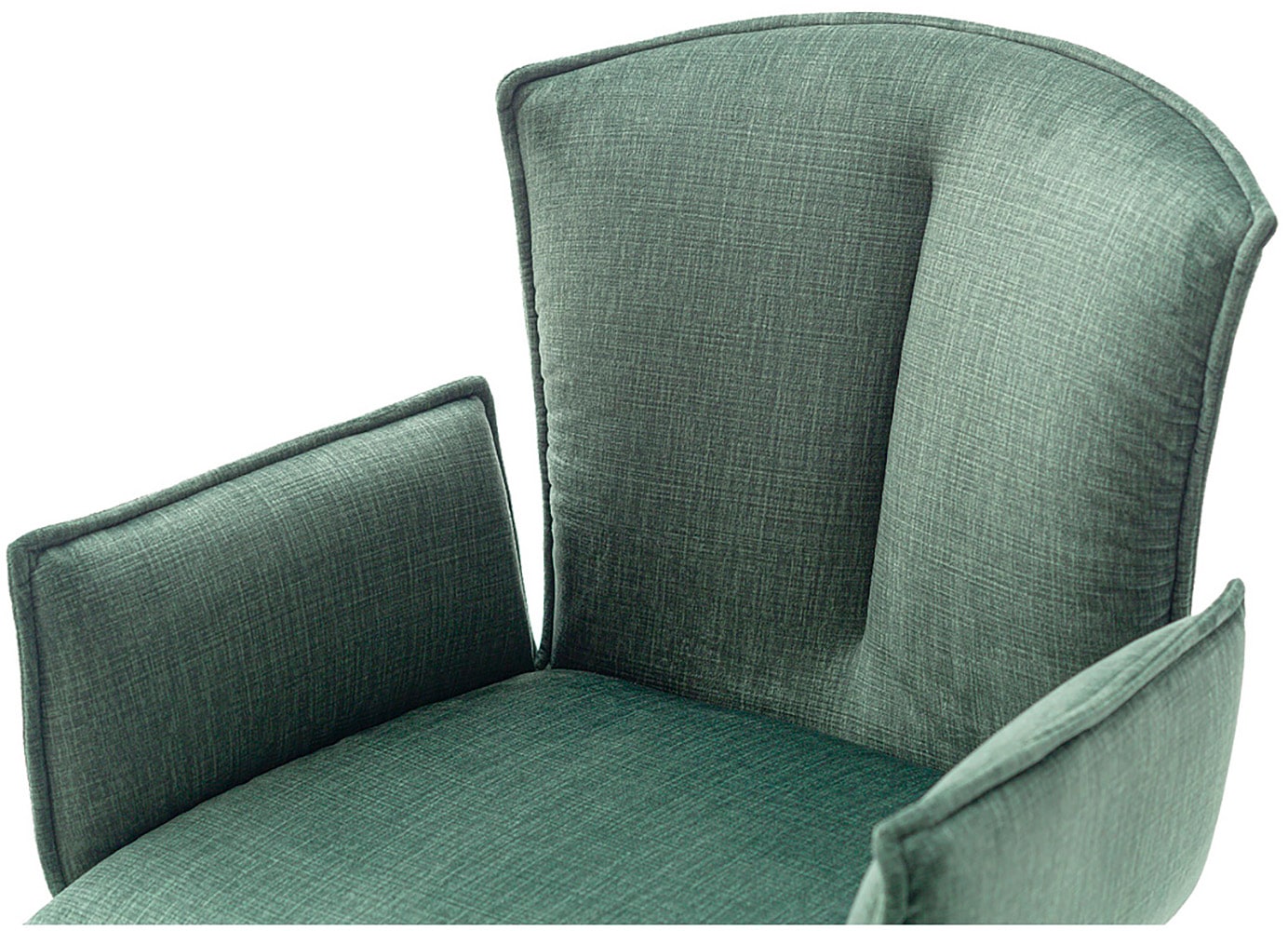 MCA furniture 4-Fussstuhl »NALON Esszimmerstuhl (2er Set) - Stuhl«, (Set), 2 St., Veloursstoff, 360° drehbar, Schwingfunktion, Metall, Veloursoptik, belastbar 120 kg