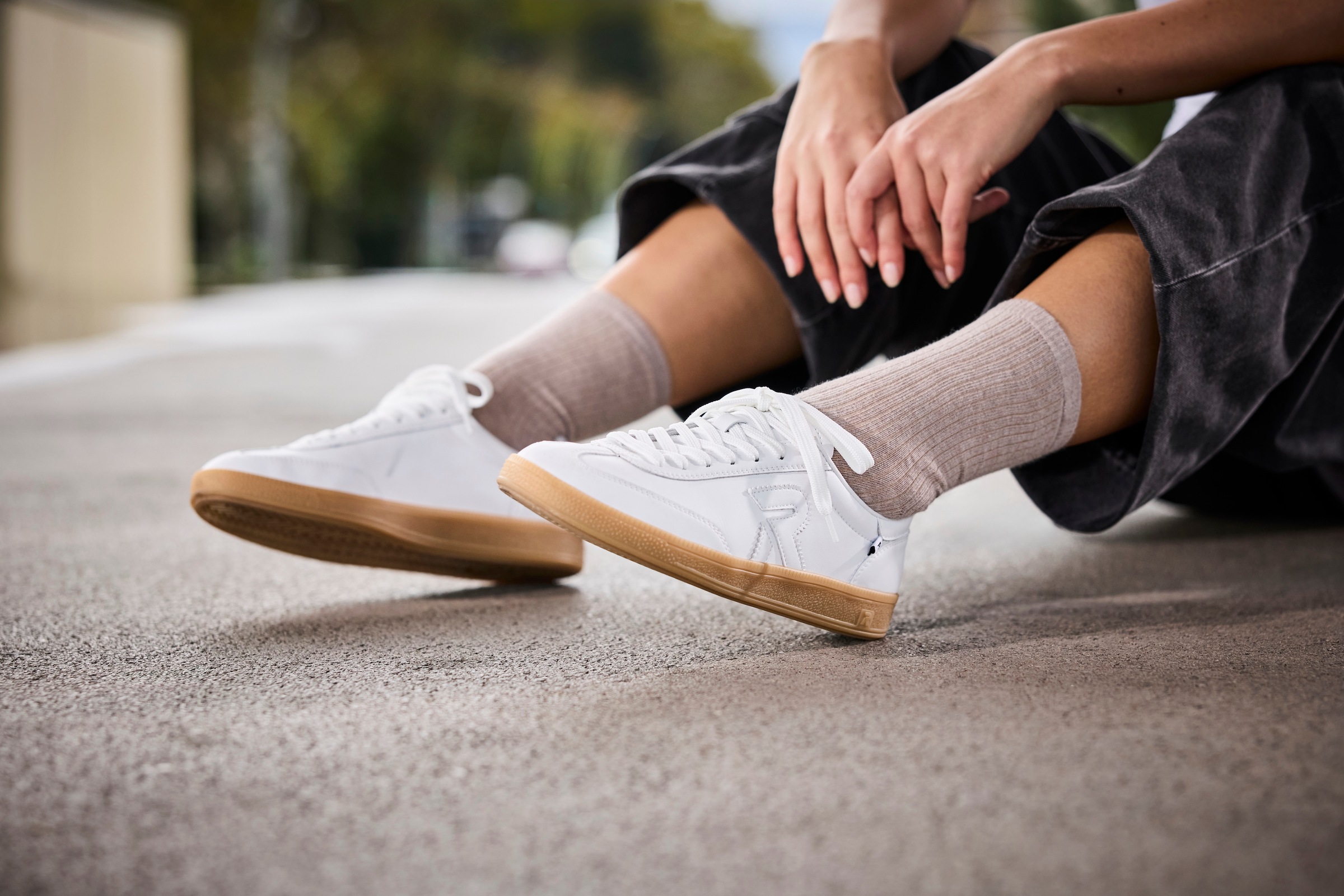 RIEKER Sport Sneakers »San Diego Swing2GO«  Retro-Sneaker, Freizeitschuh, Halbschuh mit herausnehmbarem Fussbett