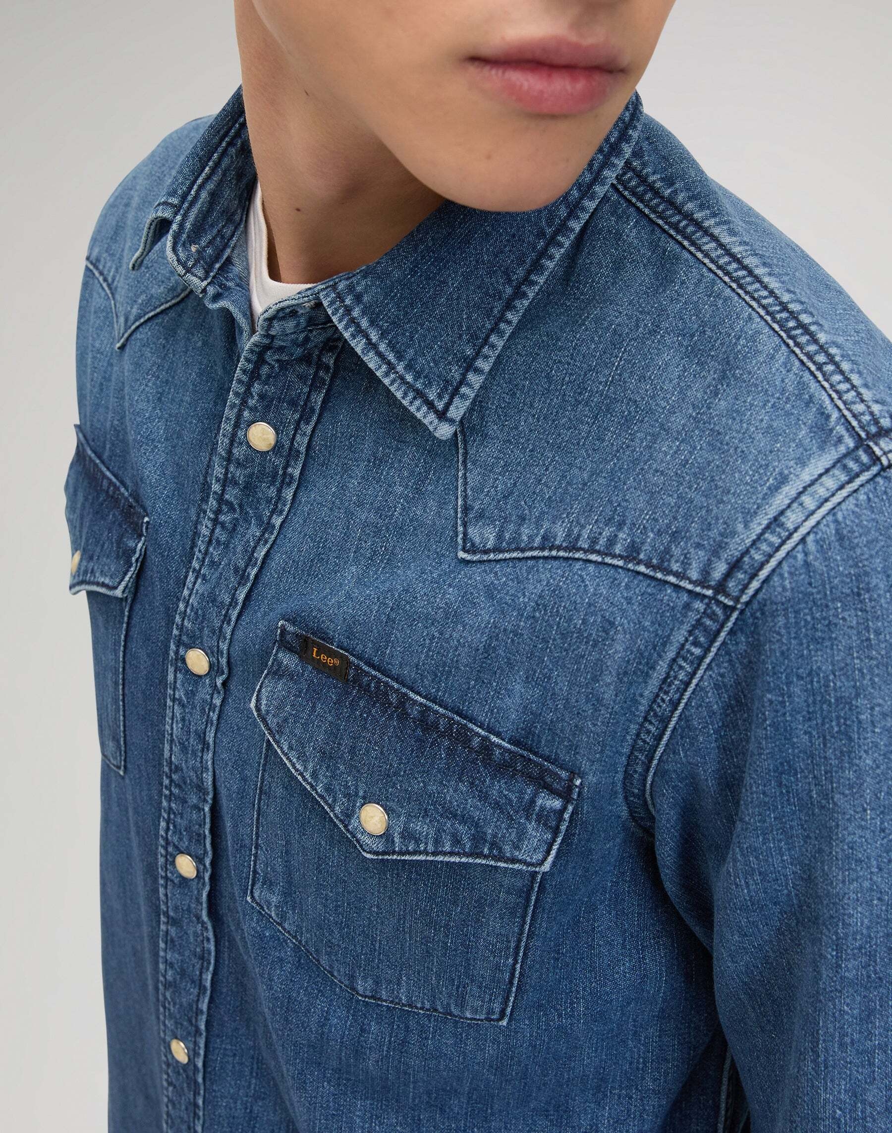 Lee® Jeanshemd »Lee Jeanshemd Regular Western«