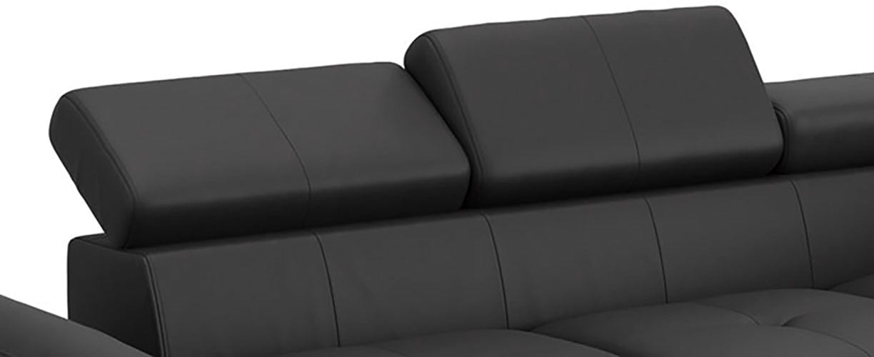 COTTA Ecksofa »Enterprise L-Form« mit Arm- & Kopfteilverstellung, wahlweise mit Bettfunktion