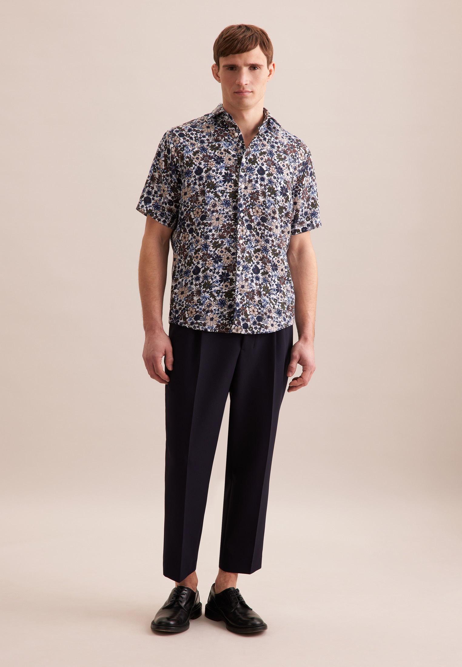 seidensticker Chemise d'affaires »Regular« Regular 1/2 Kentkragen Floral