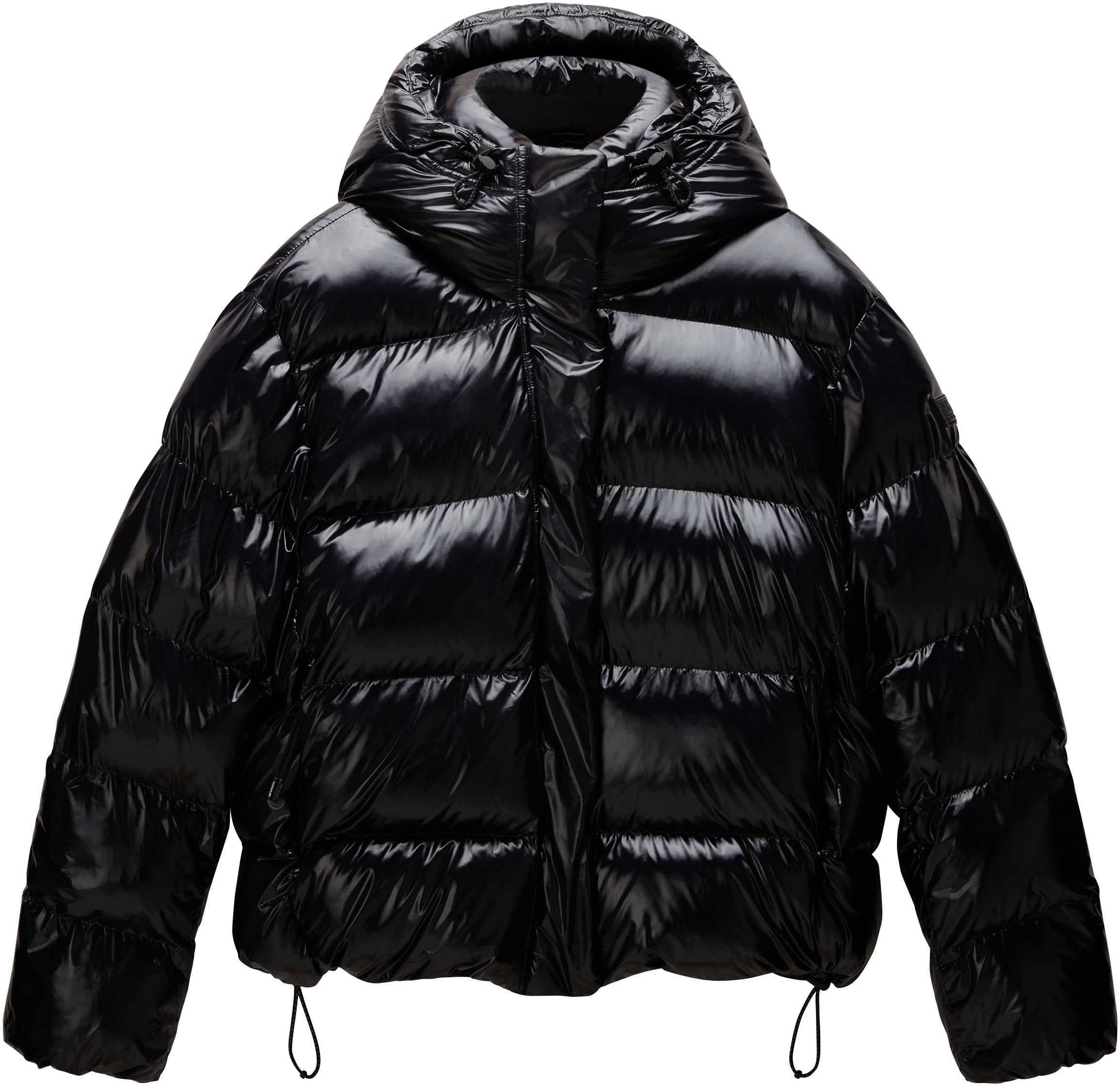 Image of Napapijri Steppjacke "GLANE" mit Kapuze in glänzender Optik