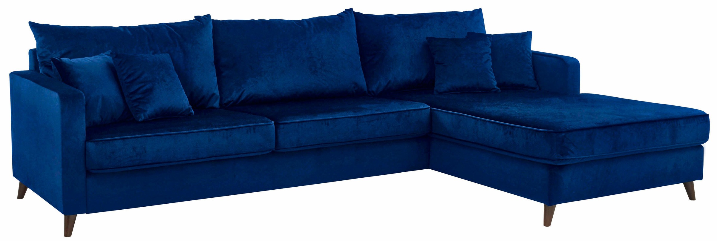 Home affaire Ecksofa »Renesse L-Form«, lose Kissen, Keder an Sitzkissen