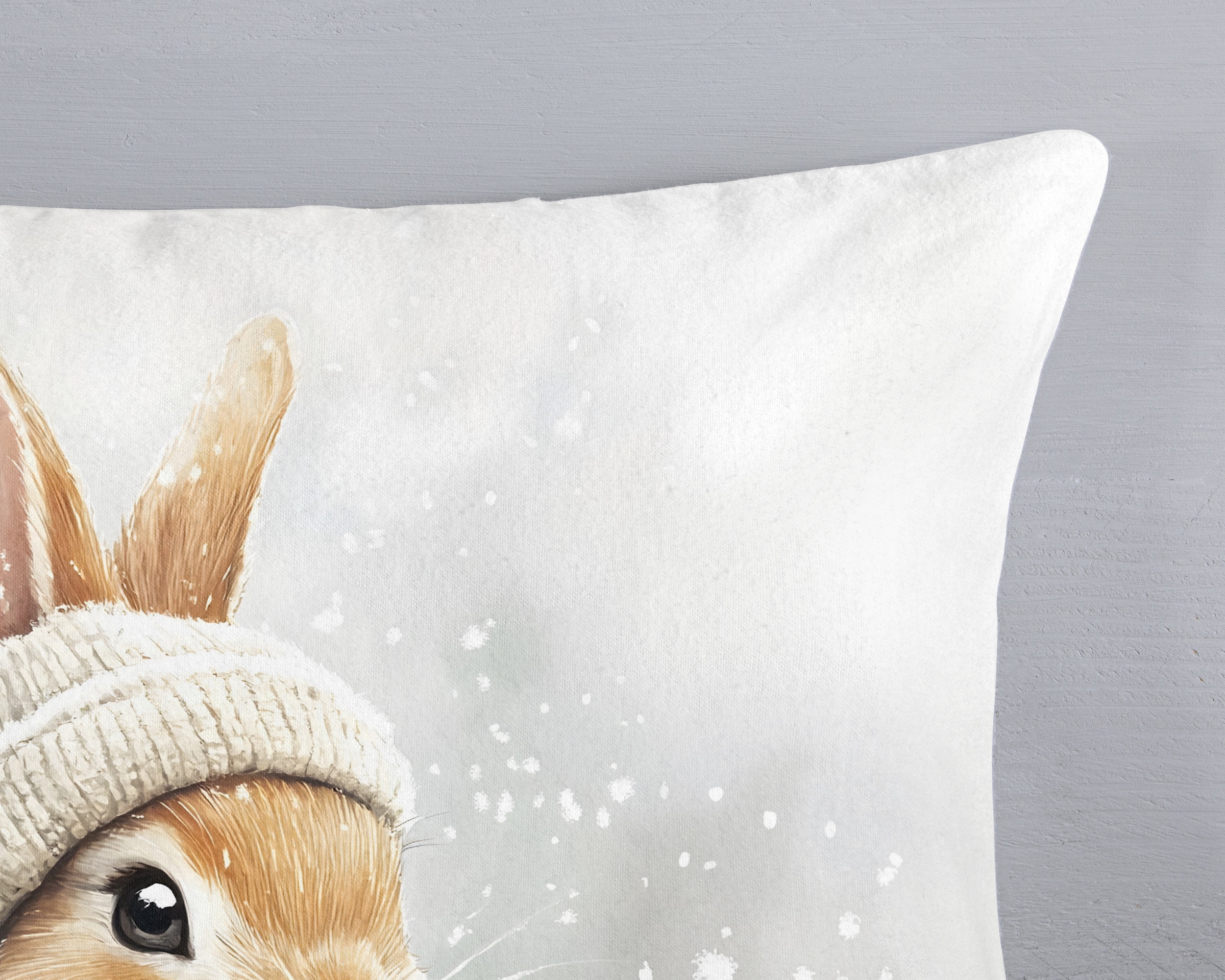 good morning Linge de lit pour enfants »Idun« 2 cuis tlg. Flanell Biber, 135x200, Warm, Reissverschluss, Wende, Kind, Hase