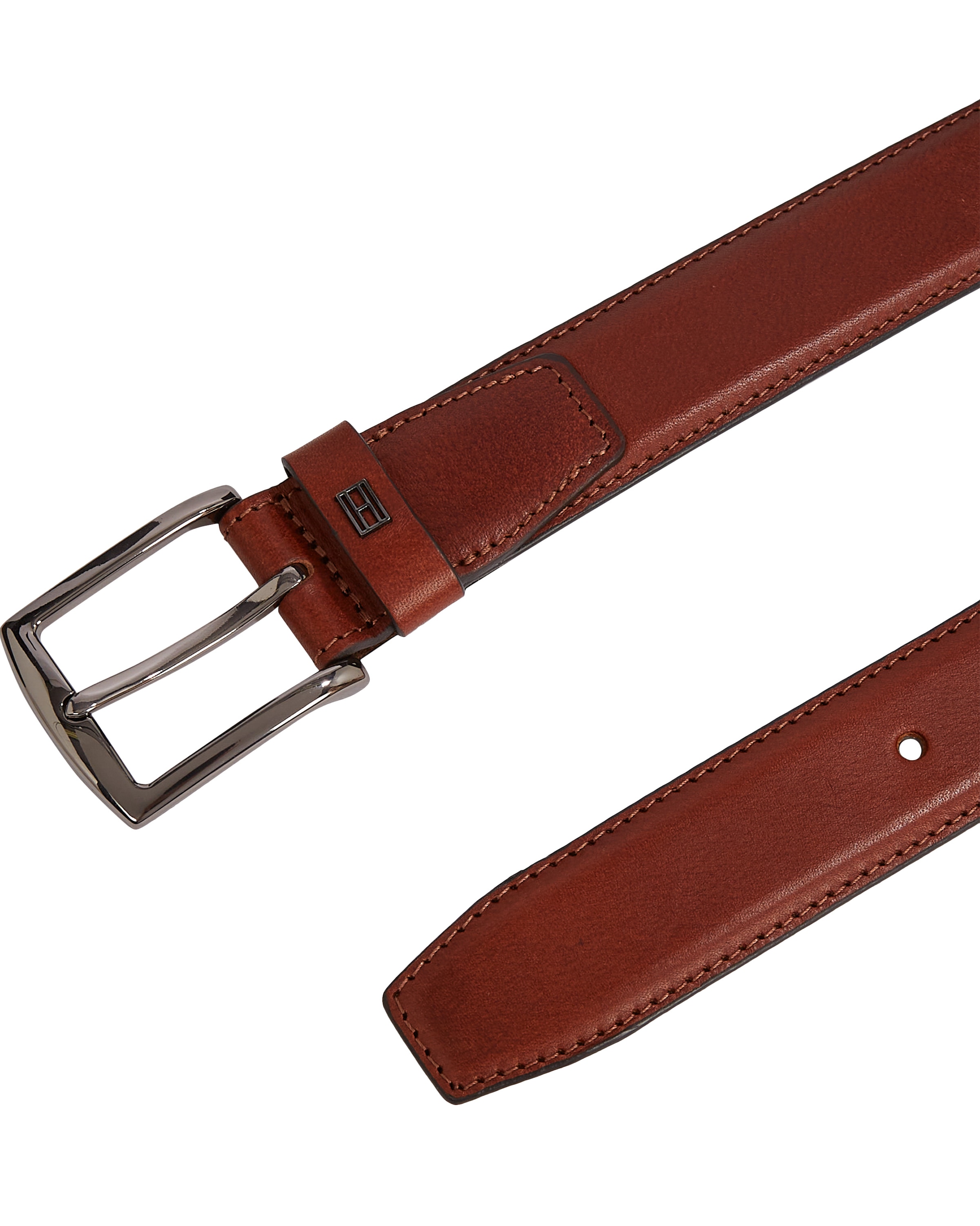 Tommy Hilfiger Ledergürtel »DENTON ELEVATED 3.5«, Grössenverstellbar