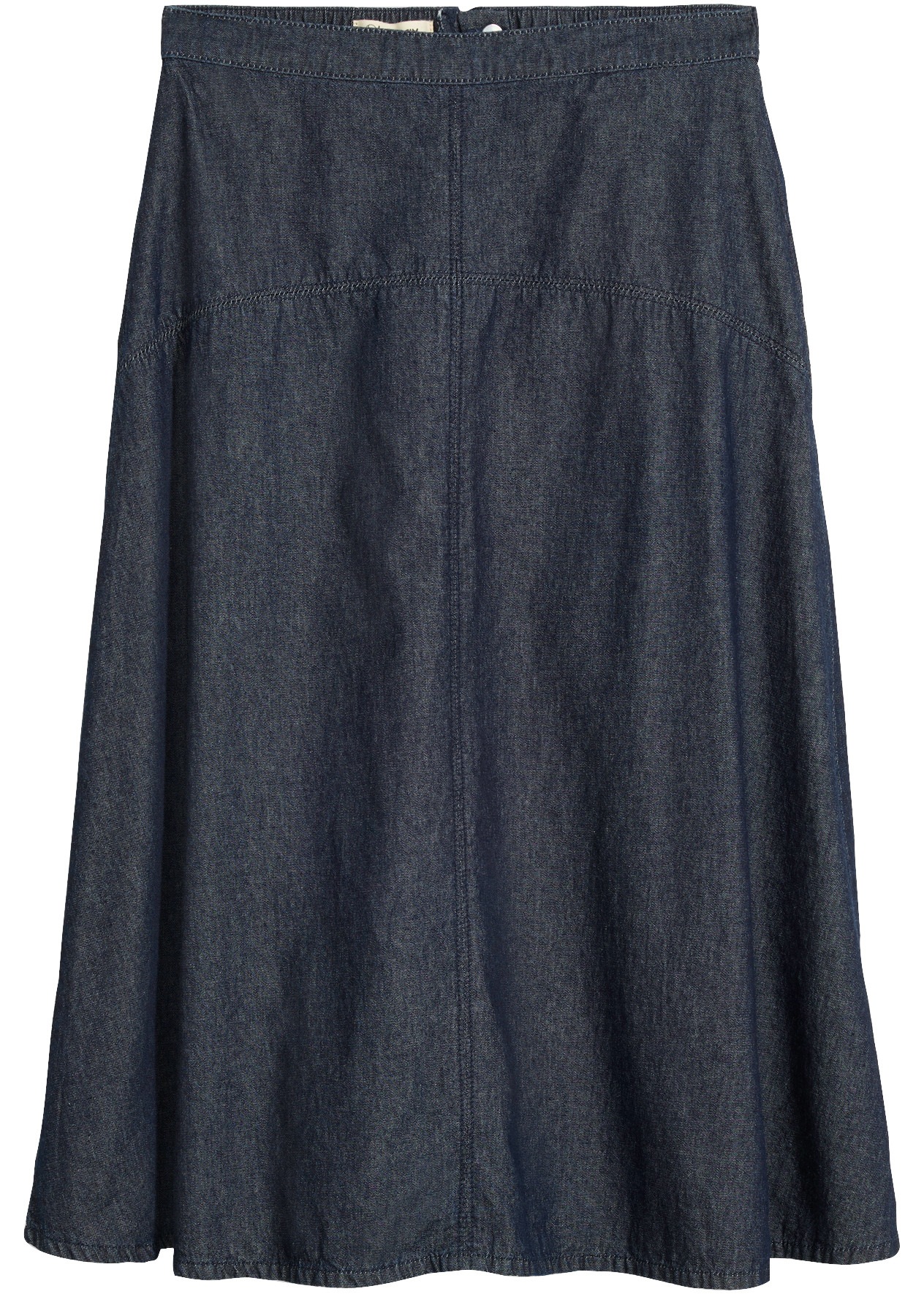 bonprix Jeansrock aus Baumwolle, mit eleganter Passform