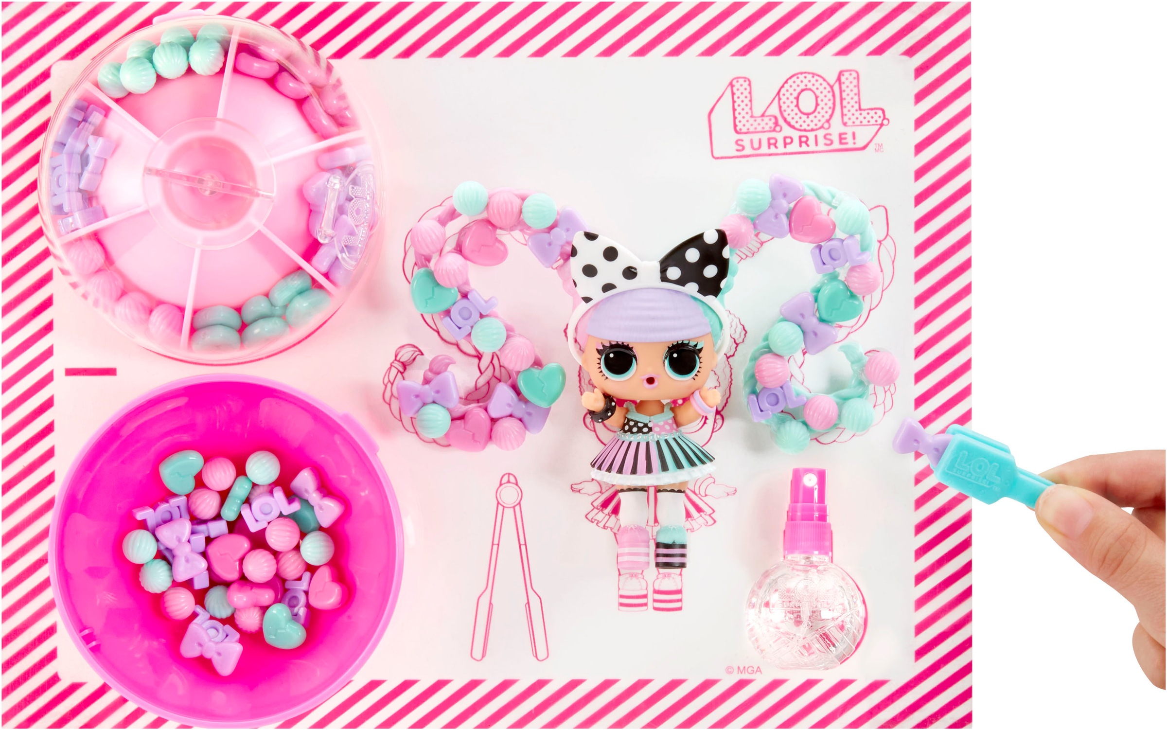 L.O.L. SURPRISE! Anziehpuppe »L.O.L. Surprise Hair Beads Tots« sortierte Lieferung