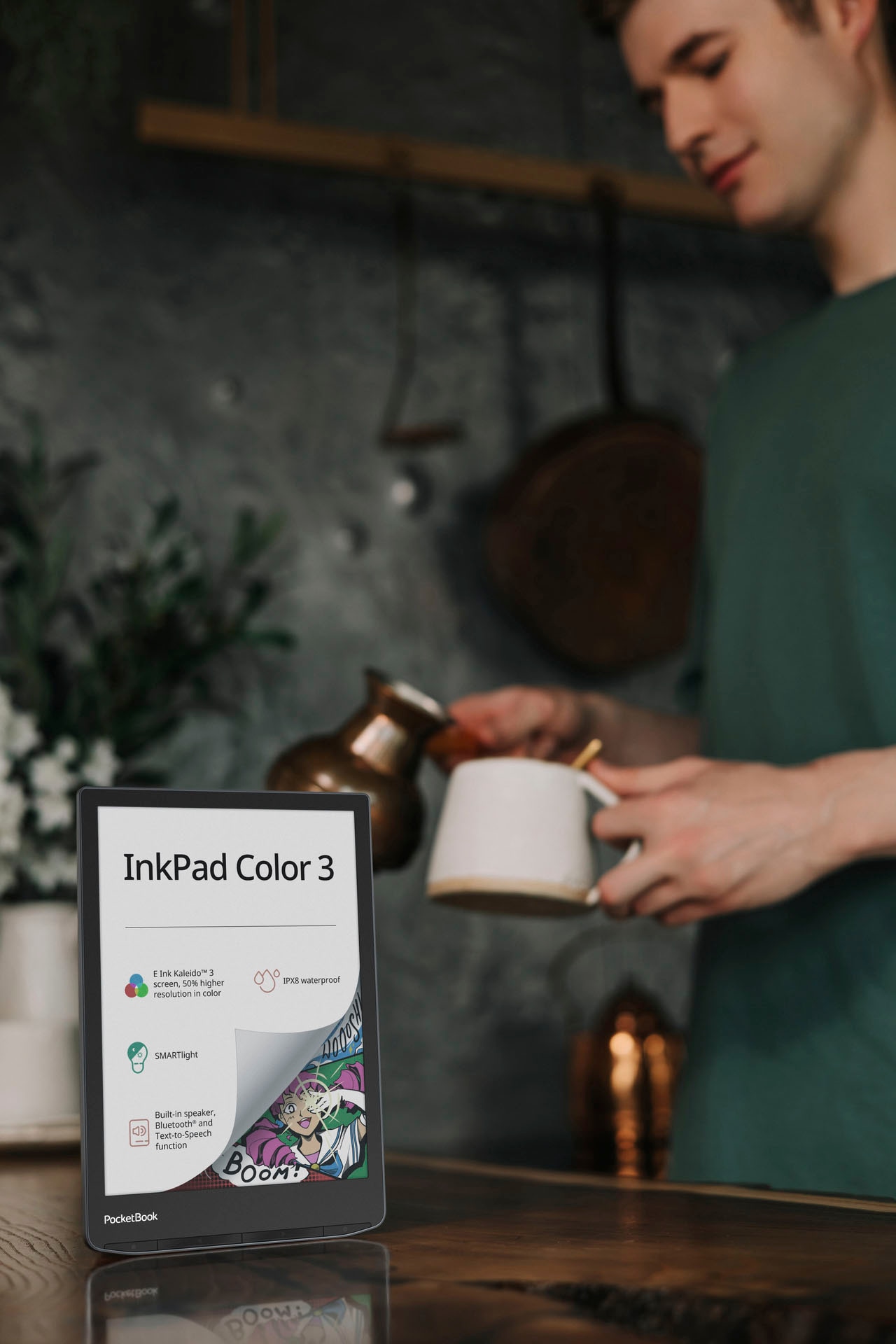 PocketBook E-Book »InkPad Color 3«, (19,8 cm / 7,8 Zoll), E-Book Reader mit Lautsprecher und Bluetooth-Schnittstelle)