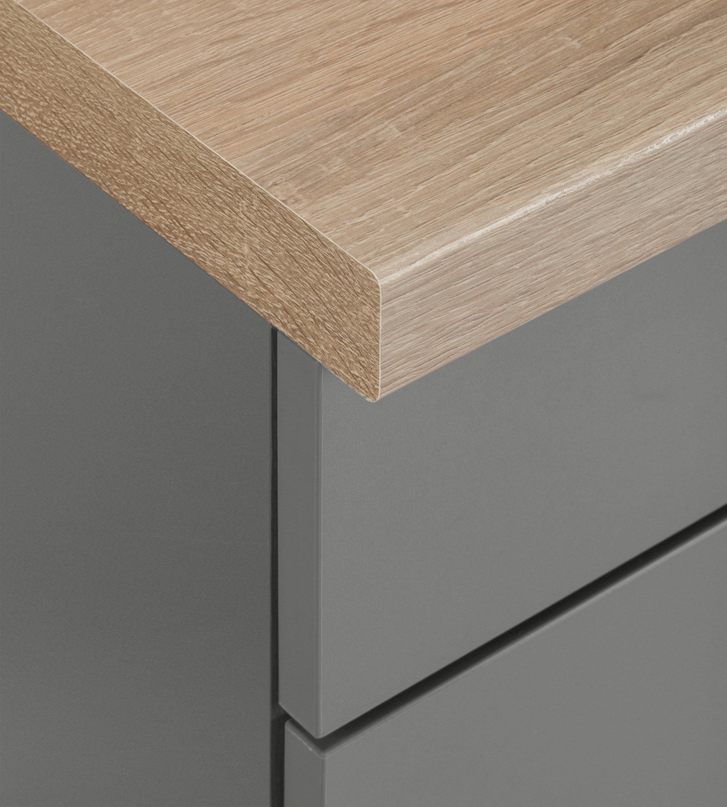 OPTIFIT Küchenzeile »Elga«, Premium-Küche, Soft-Close-Funktion, grossen Vollauszügen, Breite 390 cm