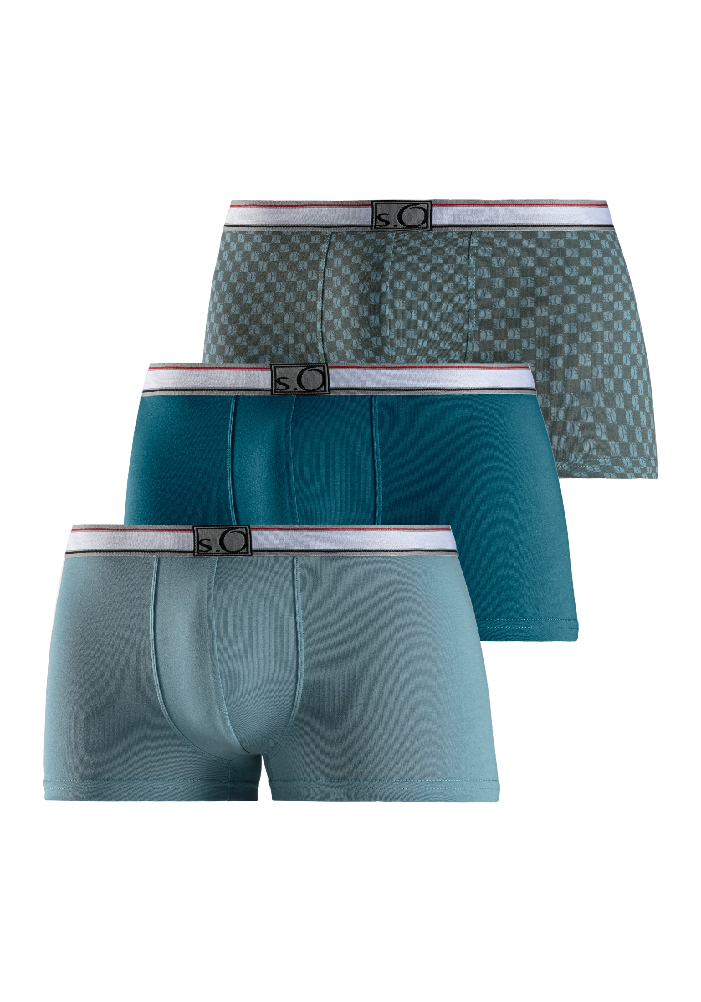Image of s.Oliver Boxershorts Packung, 3 Stk. in Hipster-Form