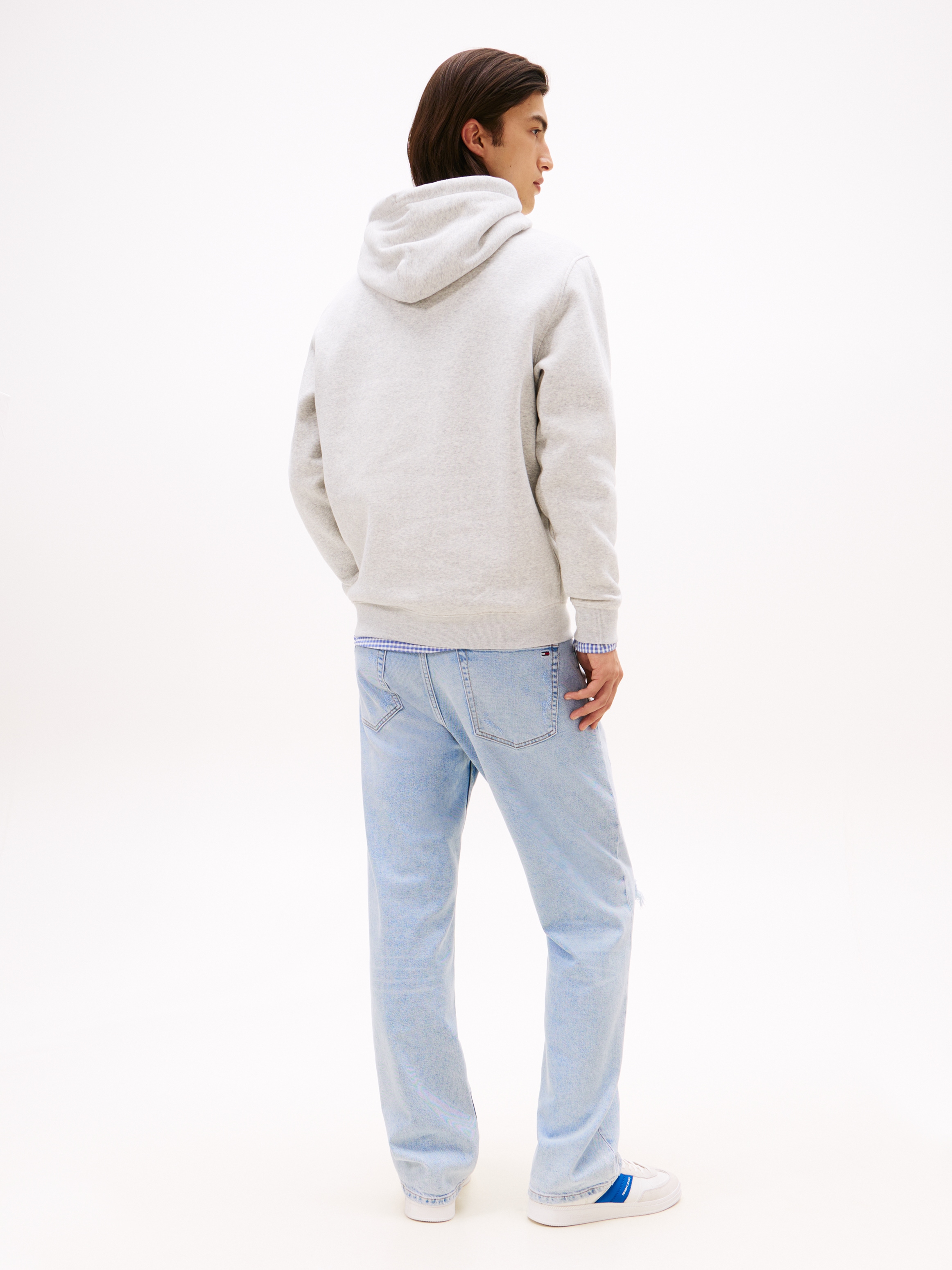 Tommy Jeans Hoodie »TJM REG LINEAR LOGO HOODIE EXT« mit Logo-Stickerei