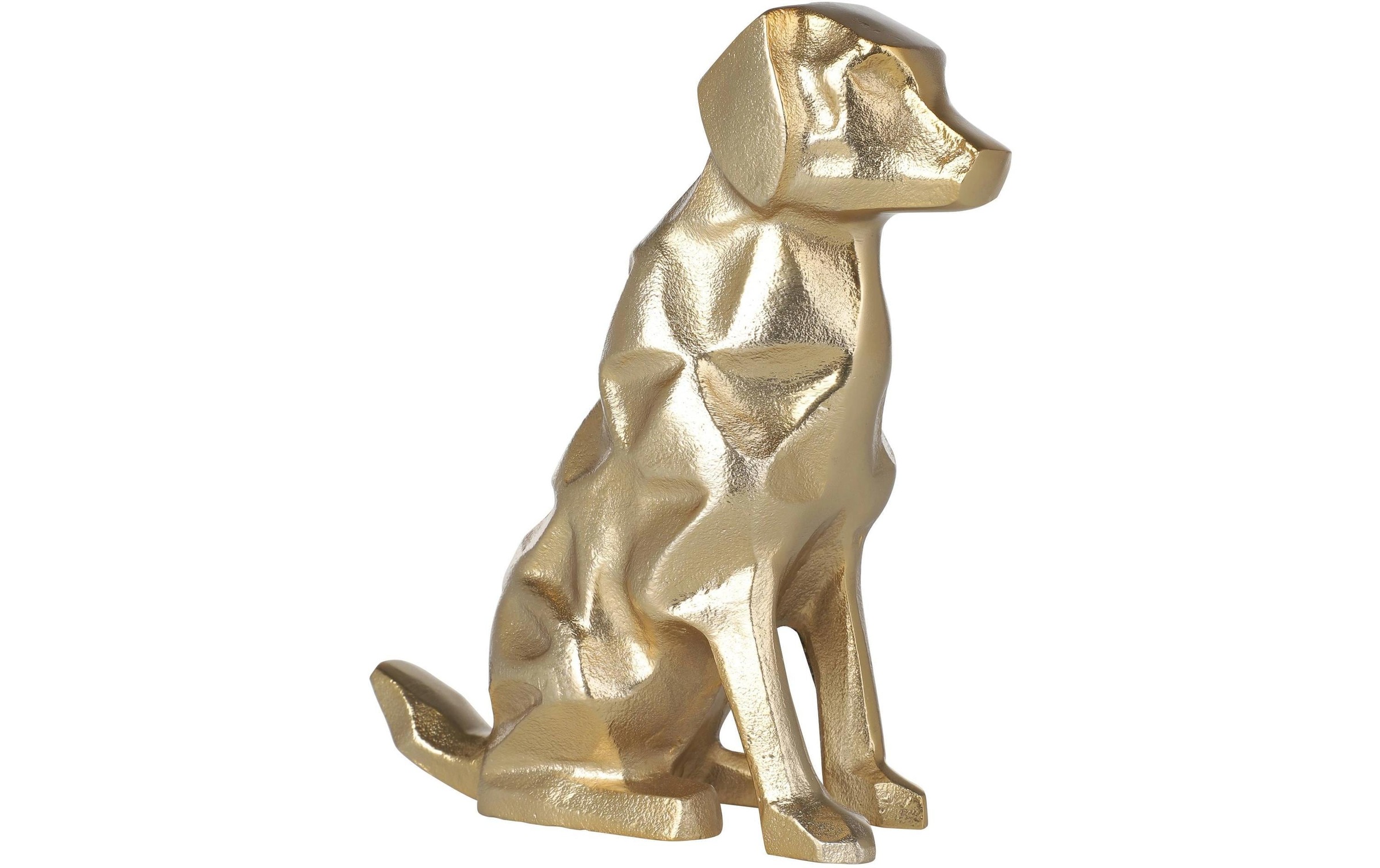 Dekofigur »Dekofigur Hund Nolalu 45436 cm, Goldfarben«