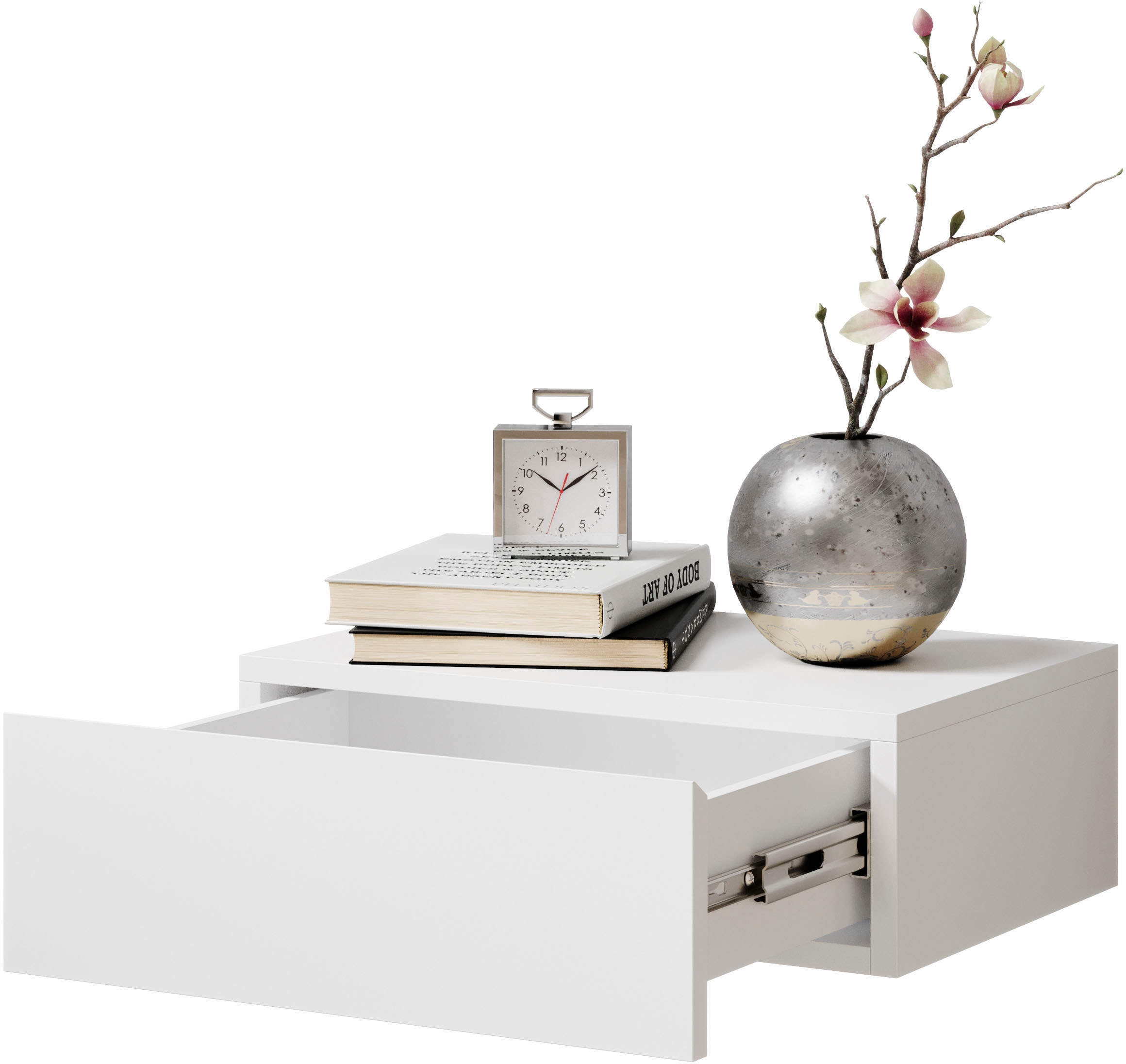 Schlafkontor Table de nuit »Tajo« mit Schublade, Nachtkonsole für Wandmontage