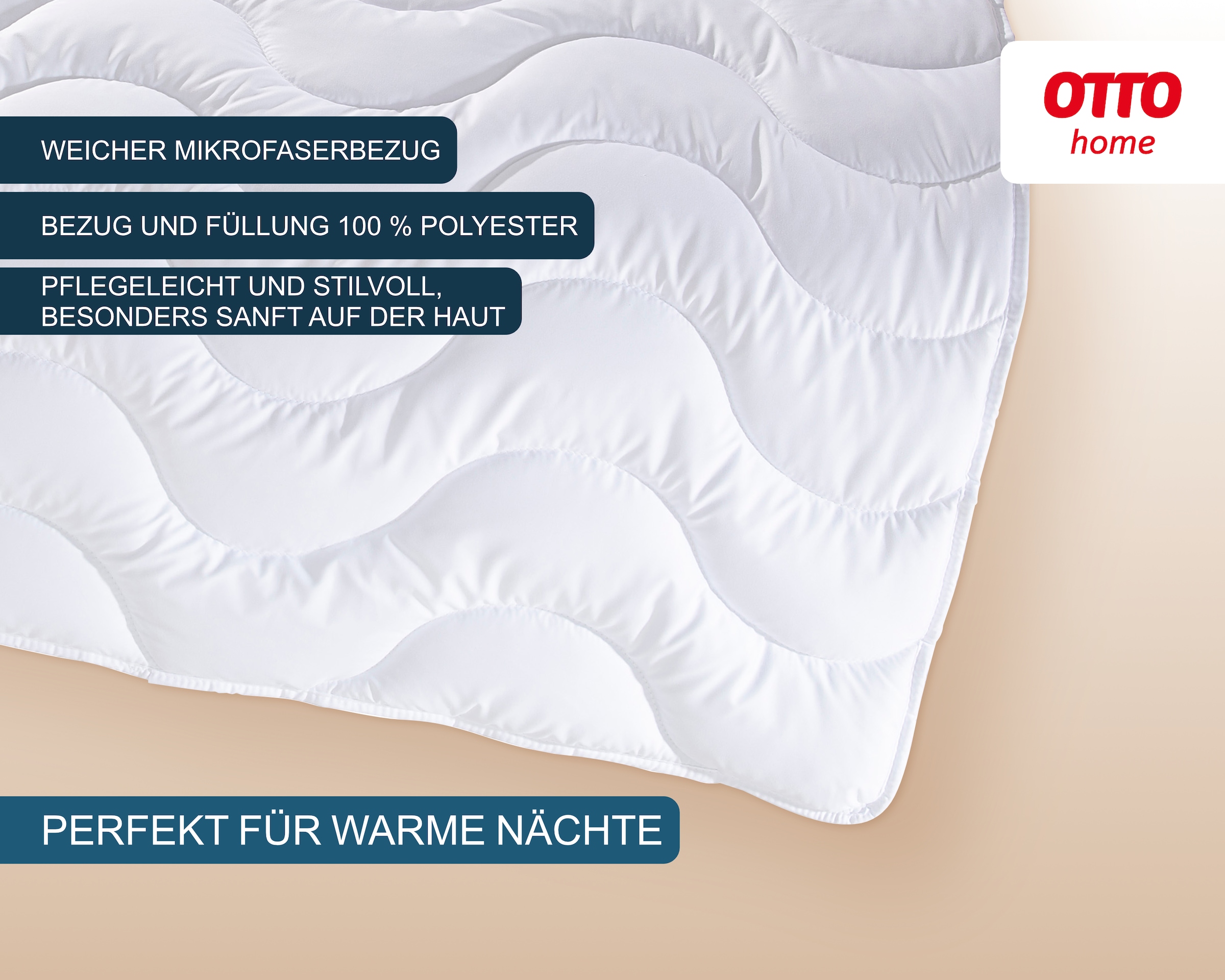 GOODproduct Microfaserbettdecke »Mailo Bettdecke 135x200 cm, 155x220 cm« leicht Füllung Polyester 1 Stk. tlg. Sommer, Winter, Decke, kuschelweicher Microfaser-Feinbatist Bezug
