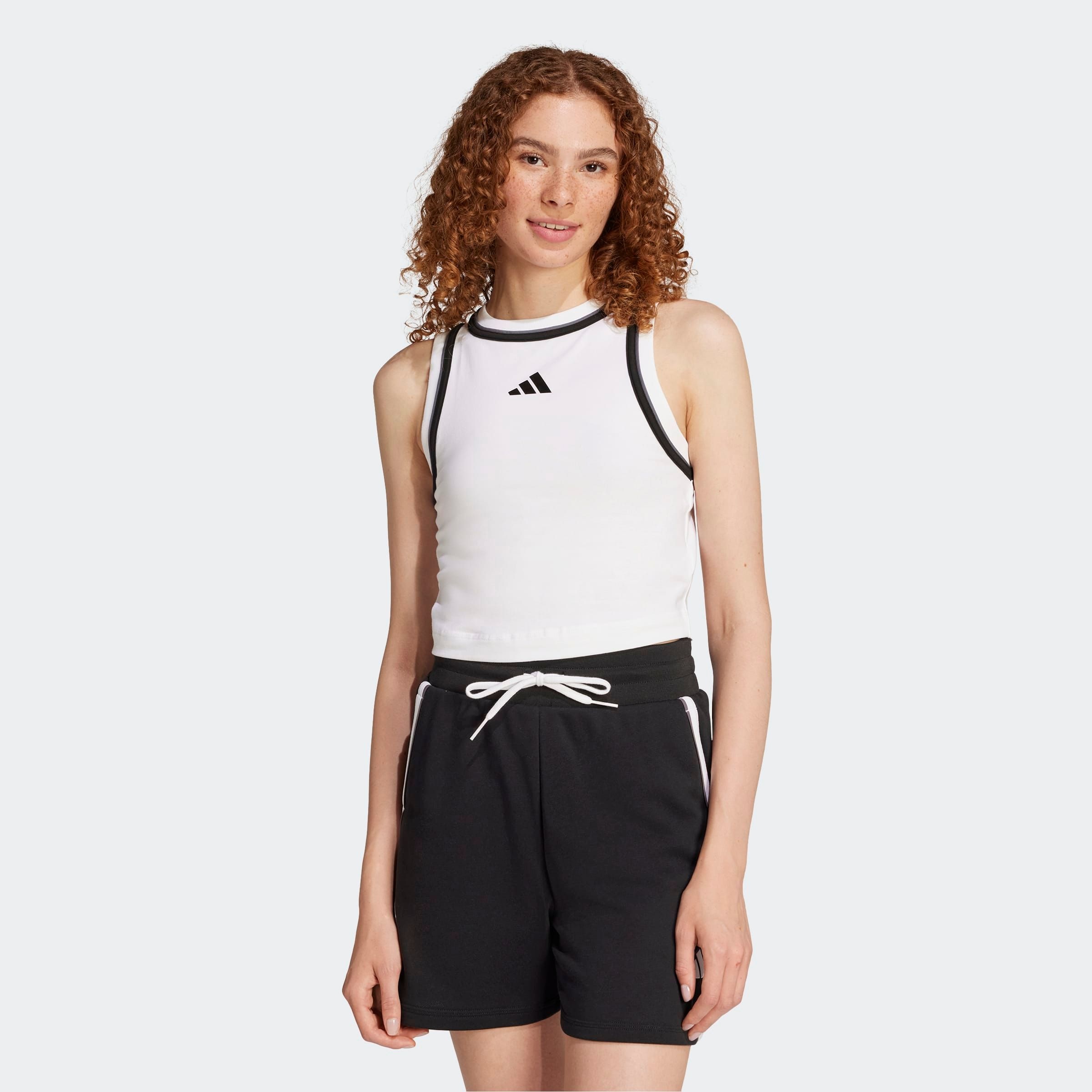 Image of adidas Sportswear Tanktop "ESSENTIALS COLOR-POP COTTON CROP"
