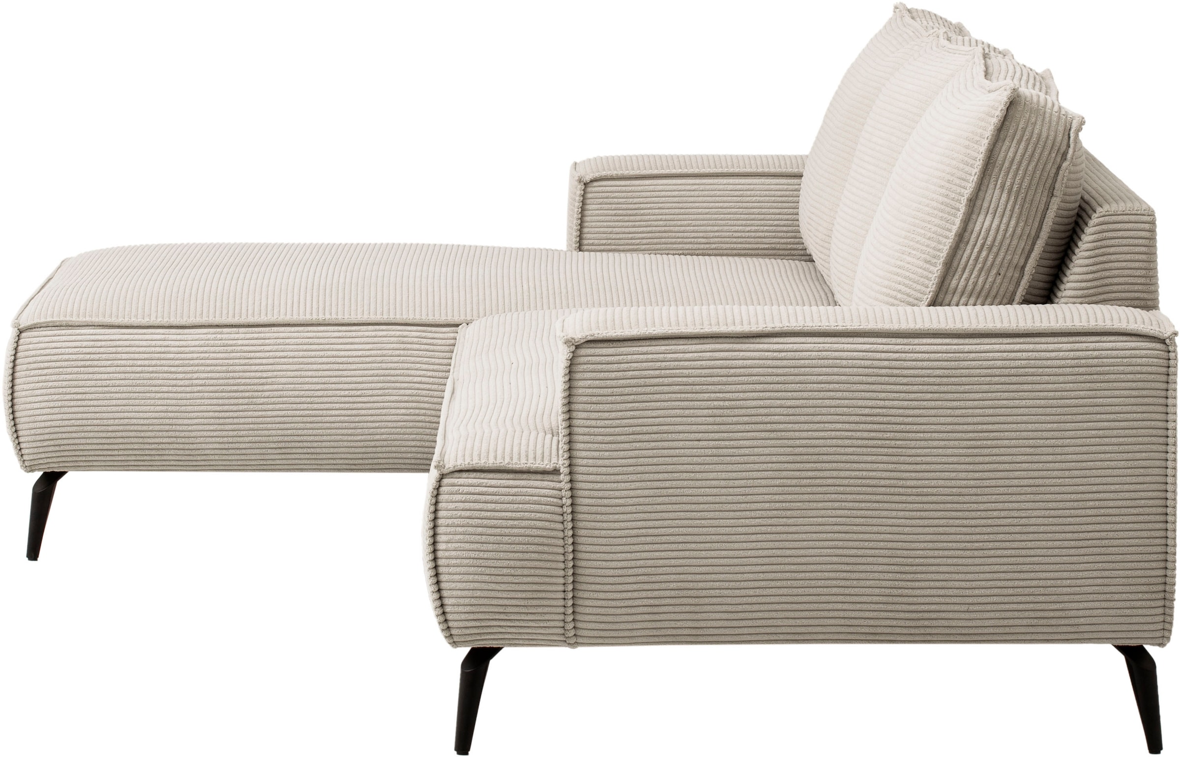 andas Sitzgruppe »TVINNU, Polsterecke L-Form, Schlaffunktion, mit Hocker«, (Set, 2 tlg.), stellbar zum Schlafsofa (Krokodilverbinder)