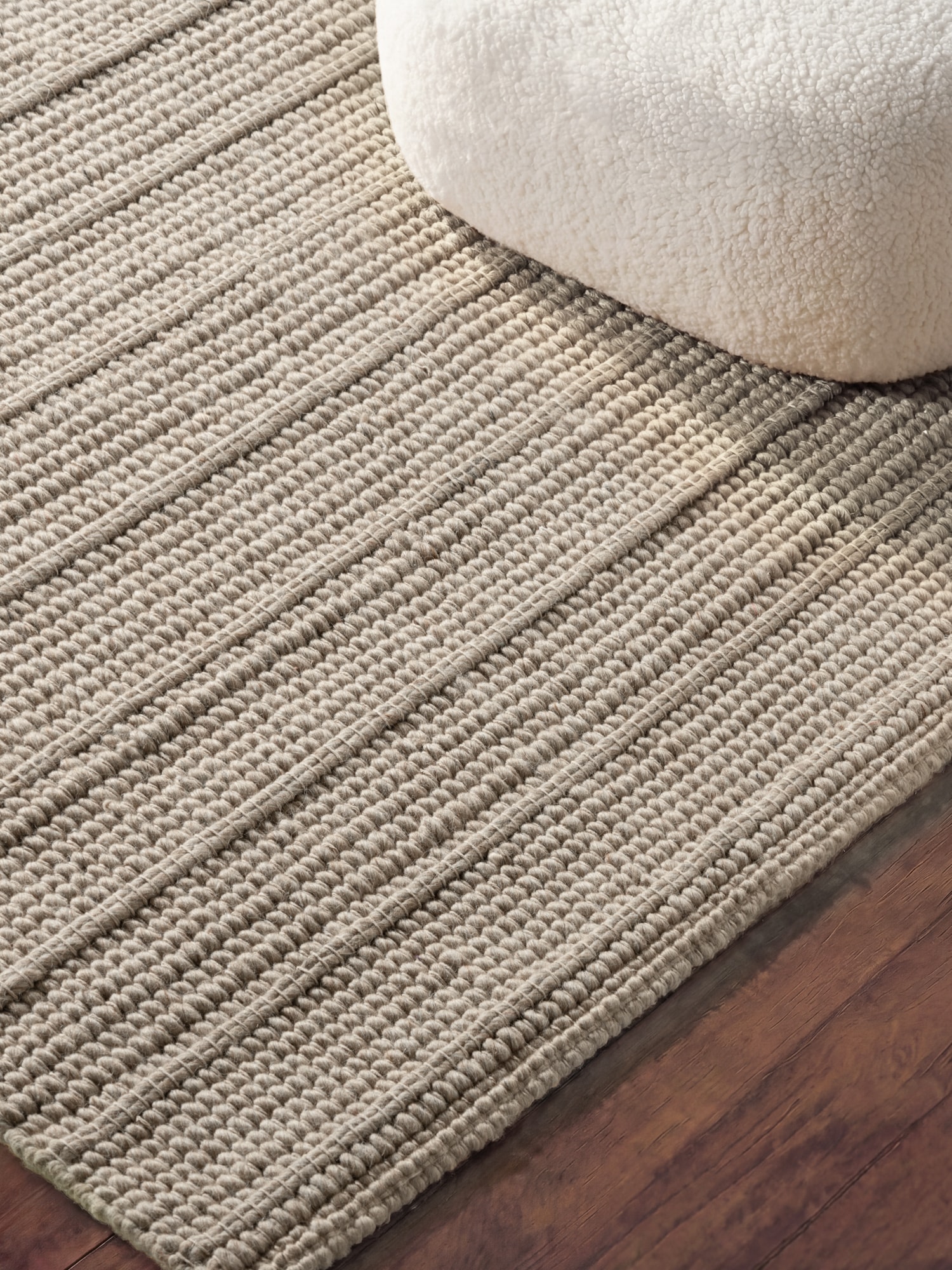 Ted Baker Wollteppich »Parker« rechteckig 7 mm Höhe Wolle, Natur, Handgewebt, Wohnzimmer, Schlafzimmer, Boho, Skandi