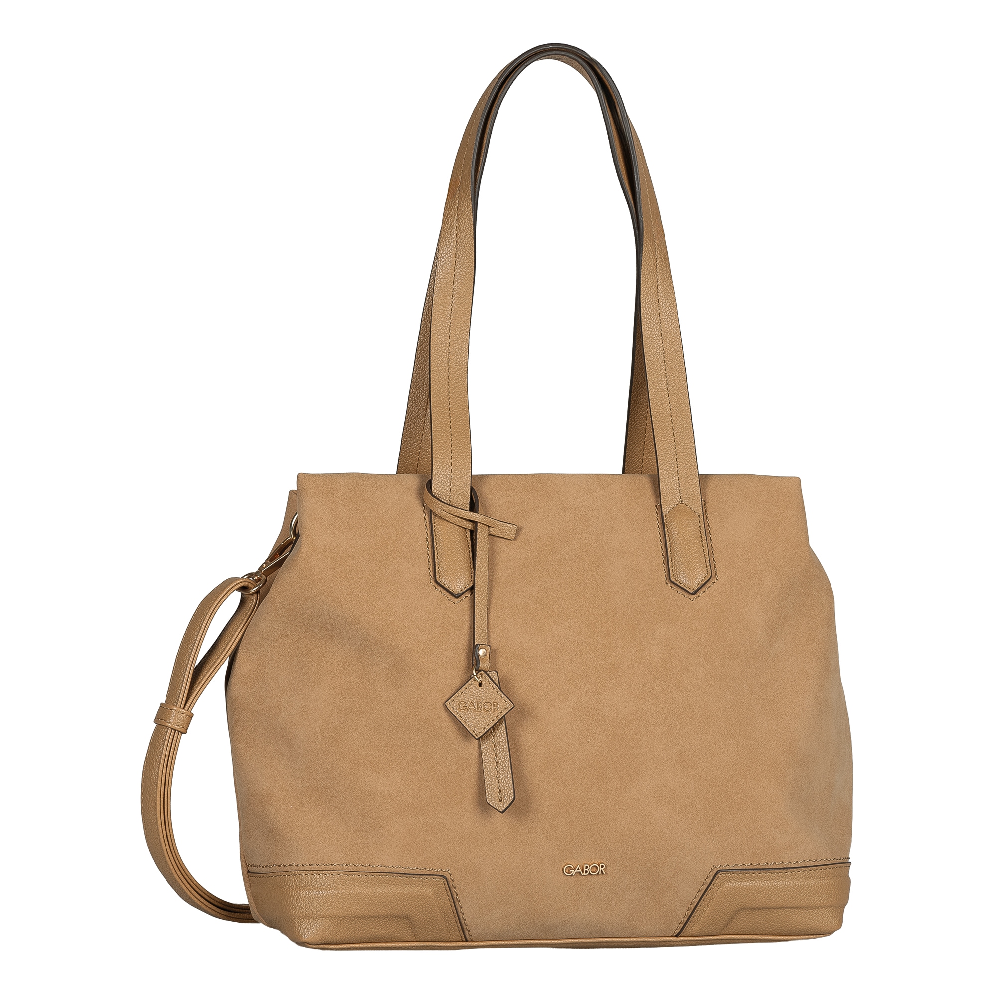 Gabor Shopper »Cira« sac bandoulière pour femme avec pendentif logo