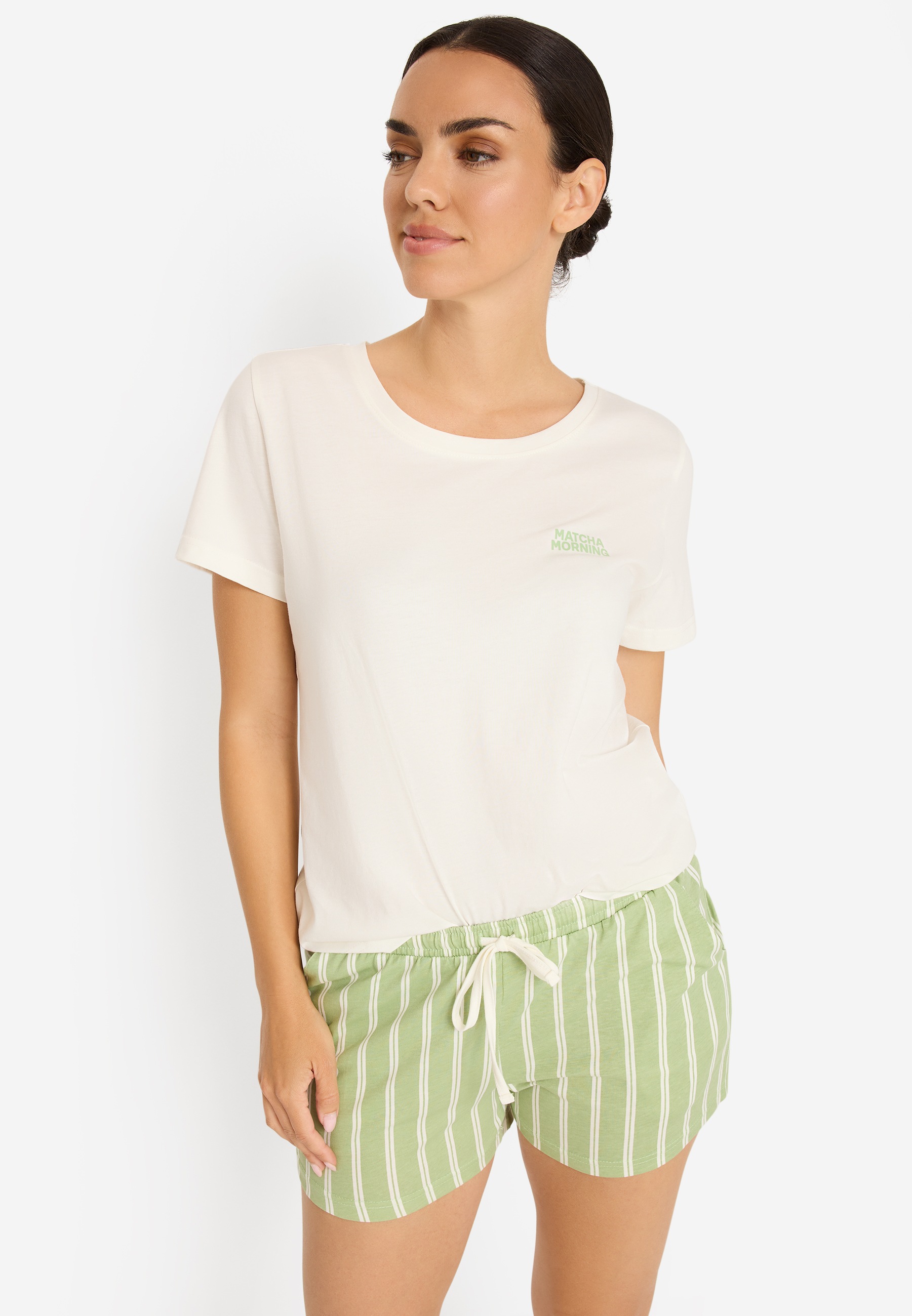 Image of LSCN by LASCANA Shorty Set, 2 mit Front-und Back-Print