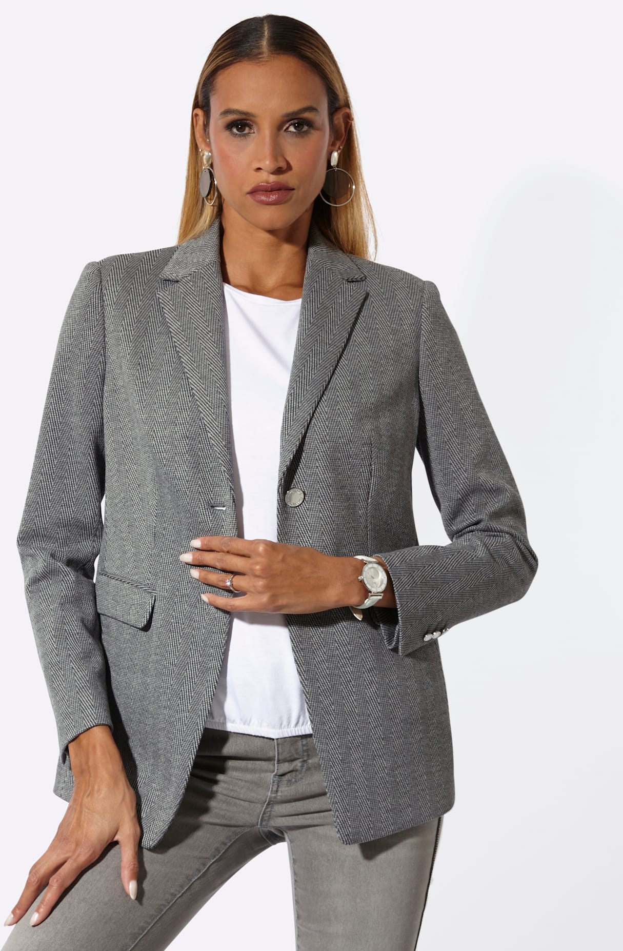 creation L Veste blazer »Modal-Mix-Blazer«