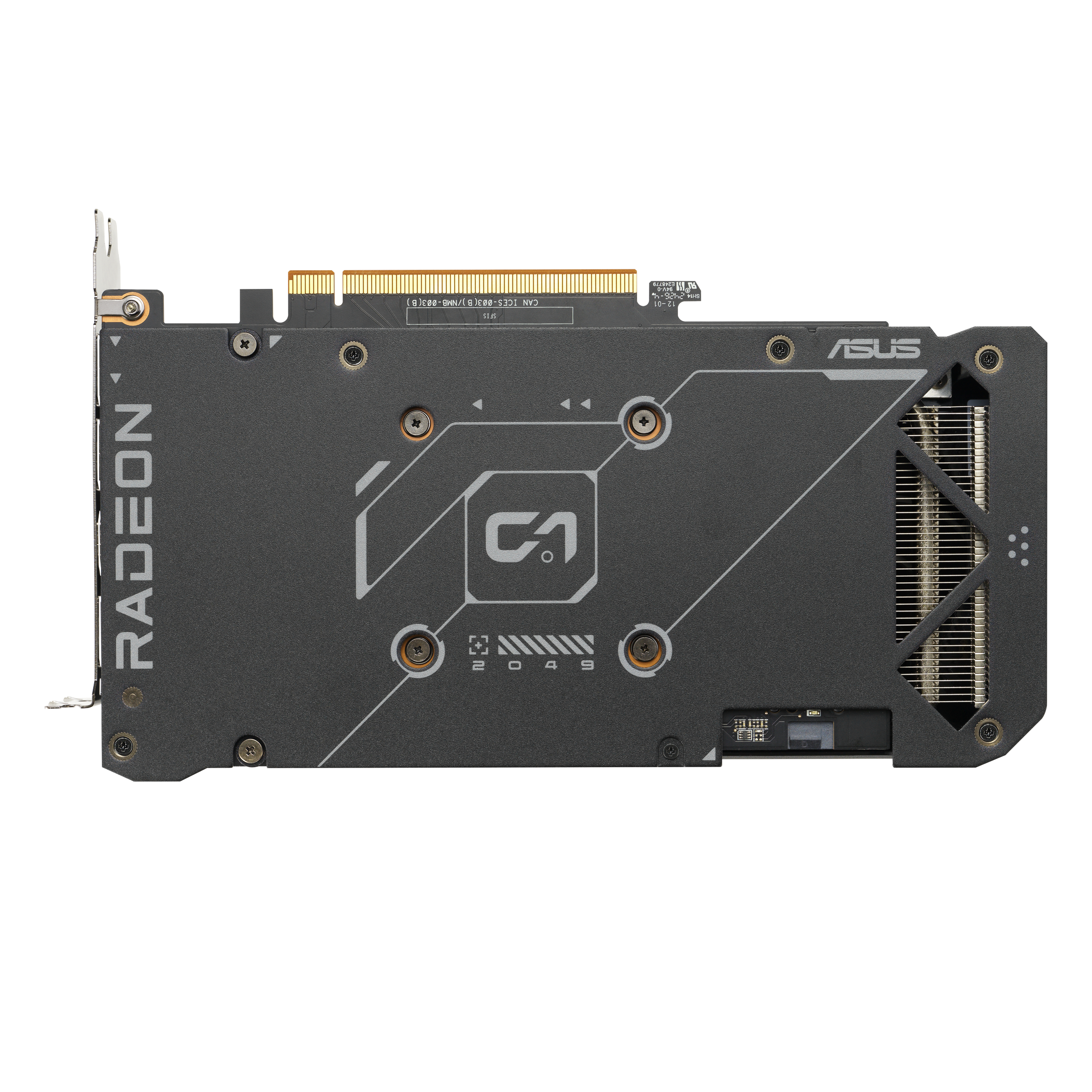 Asus Grafikkarte »Dual Radeon RX 7600 EVO OC Edition 8GB GDDR6« 8 GB GDDR6 Das 2.5-Slot-Design