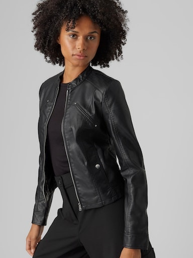 Vero Moda Veste en imitation cuir »VMFAVODONA AW23 COATED JACKET NOOS«