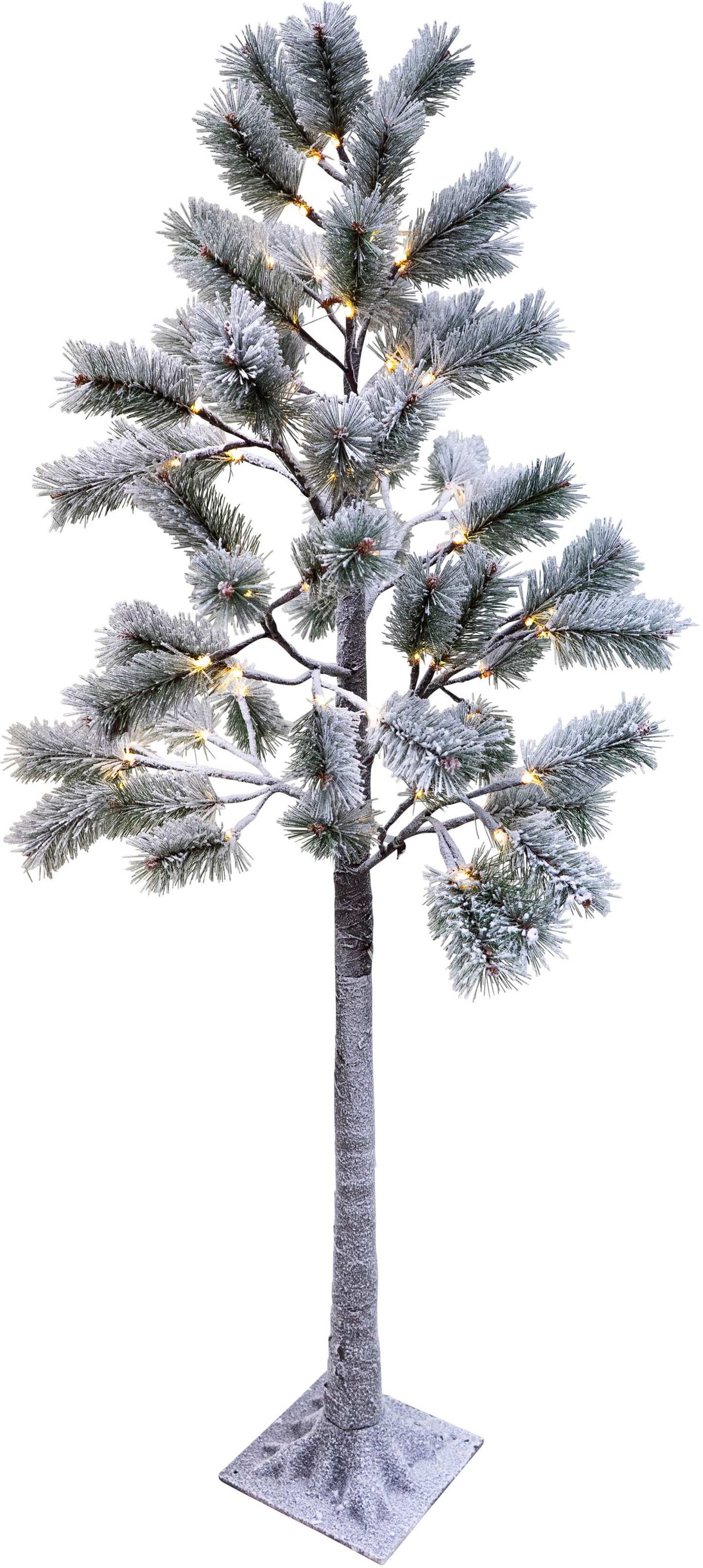 Image of NOOR LIVING Dekolicht »LED Kieferbaum mit Schnee«, Warmweiss, mit 72 LEDs, für den Aussenbereich bei Ackermann Versand Schweiz