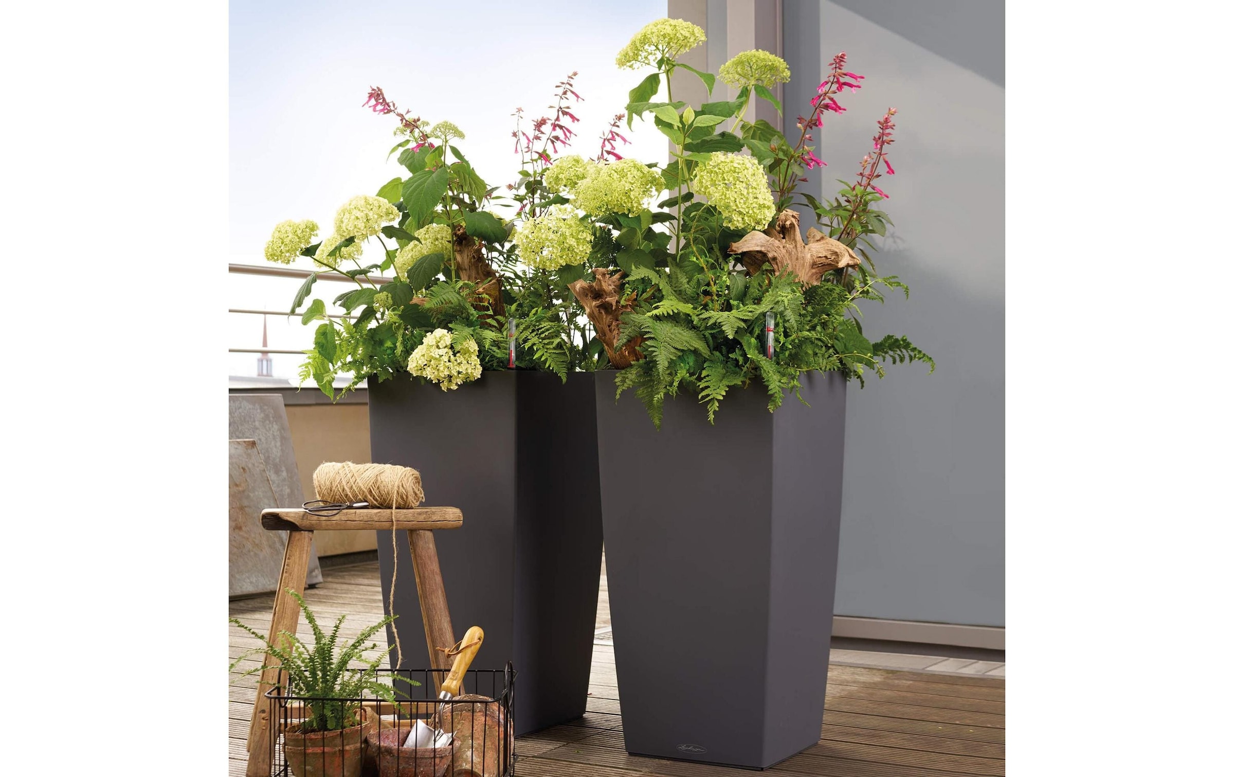   Pot de fleurs »Lechuza CUBICO Color 40«