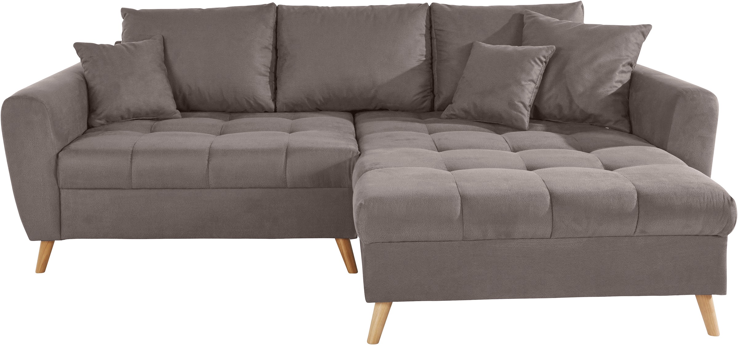 Image of andas Ecksofa »Blackburn Luxus«, mit besonders hochwertiger Polsterung für bis zu 140 kg Belastbarkeit bei Ackermann Versand Schweiz