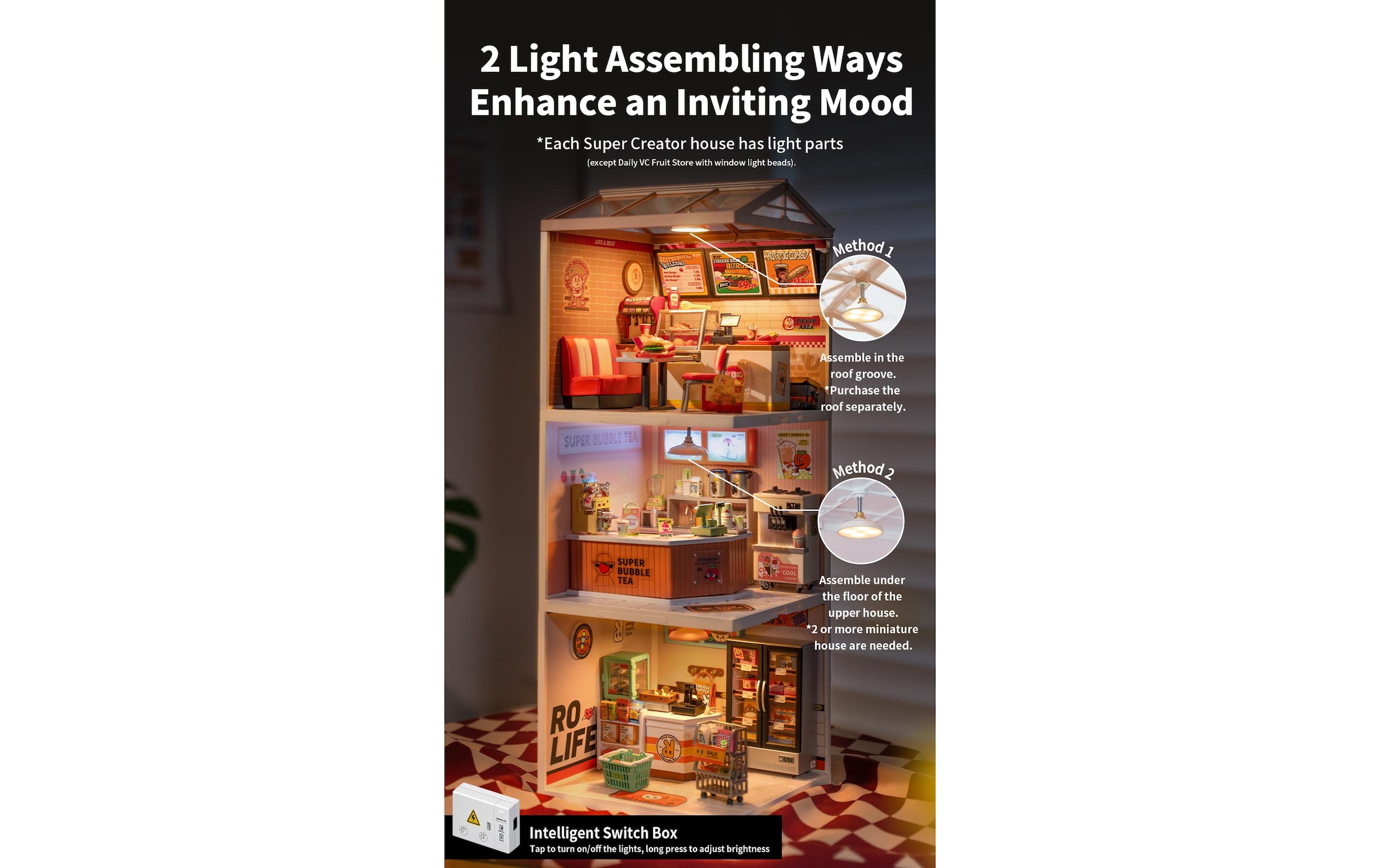   Kit de modèles réduits »RoboTime Yum Yum Burgers«