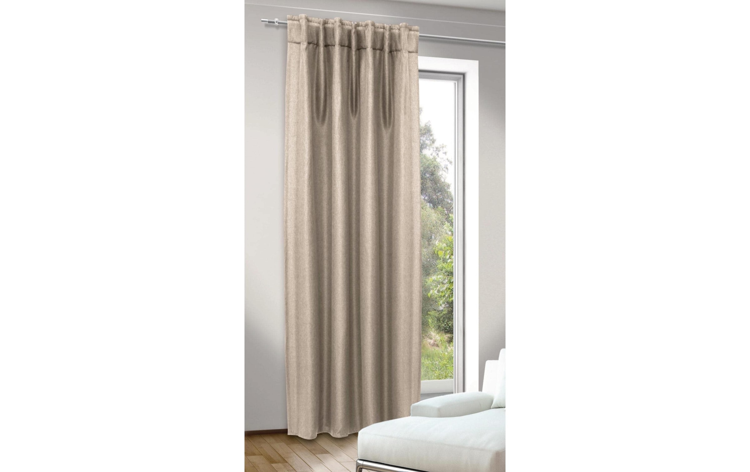 nicht definiert Vorhang »Jasper 135 cm x 245 cm, Beige«, (1 St.)