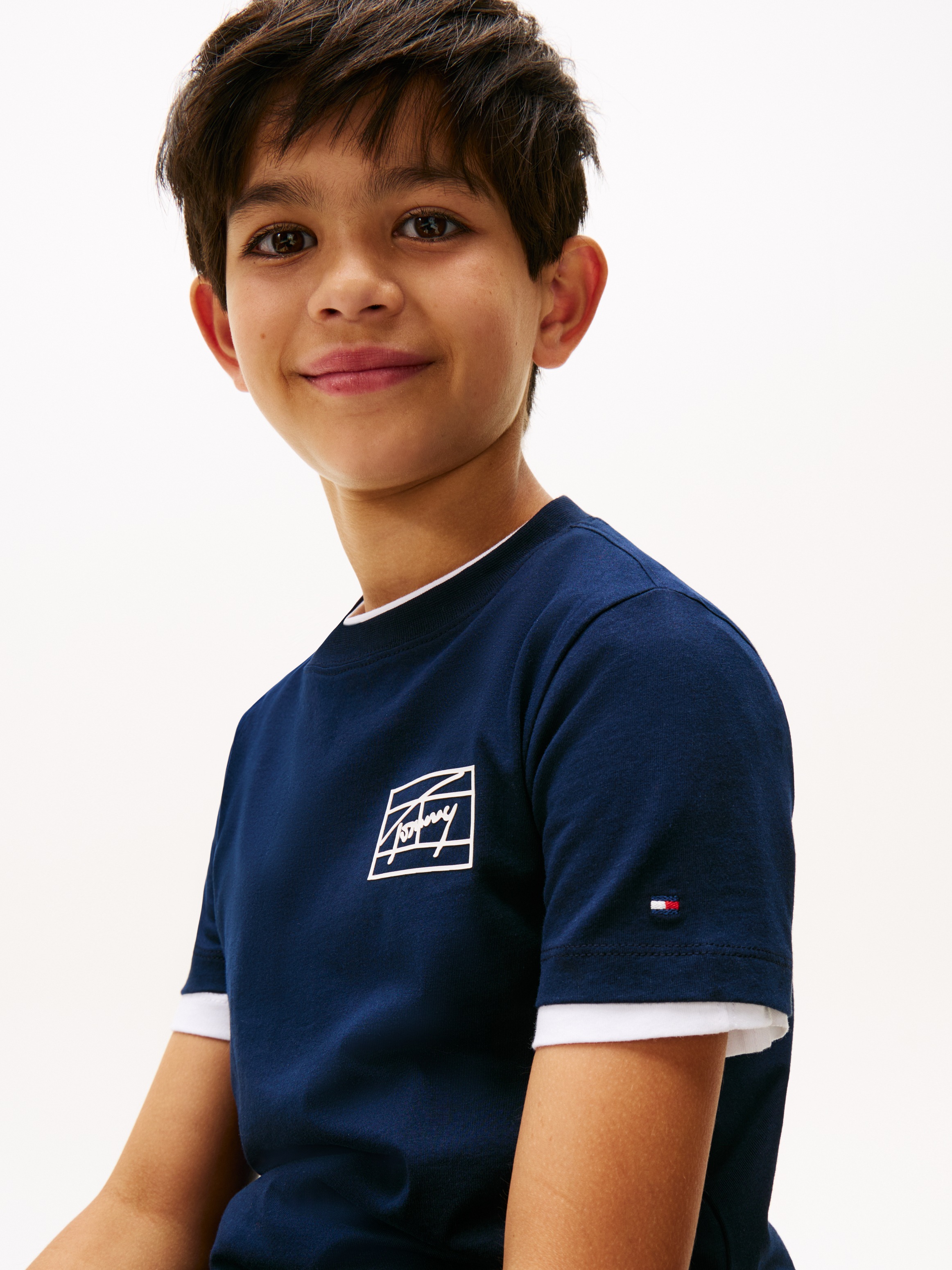 Tommy Hilfiger T-Shirt »VARSITY PRINT TEE SS«, Kinder bis 16 Jahre