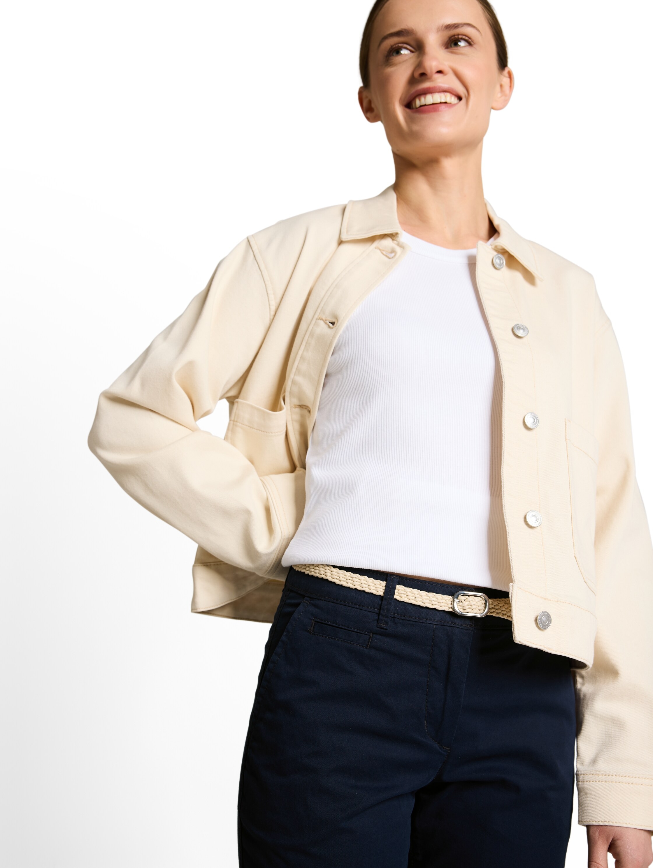 TOM TAILOR Chinohose »TOM TAILOR Chino«  mit Gürtel und Stretch