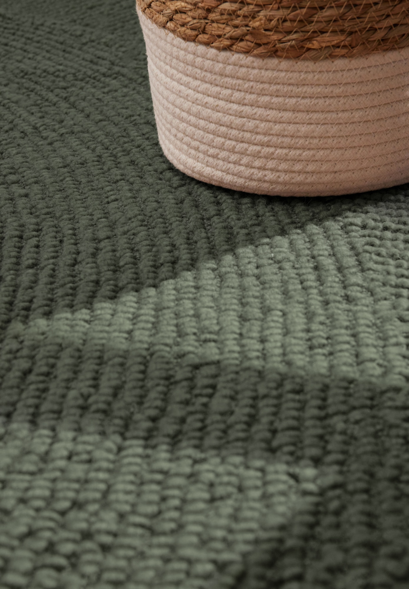 HANSE Home Wollteppich »Calmio , auch als Läufer und in rund« rechteckig 18 mm Höhe Handgetuftet, Wolle, Natur, Wohnzimmer, Schlafzimmer, Skandi, Hygge