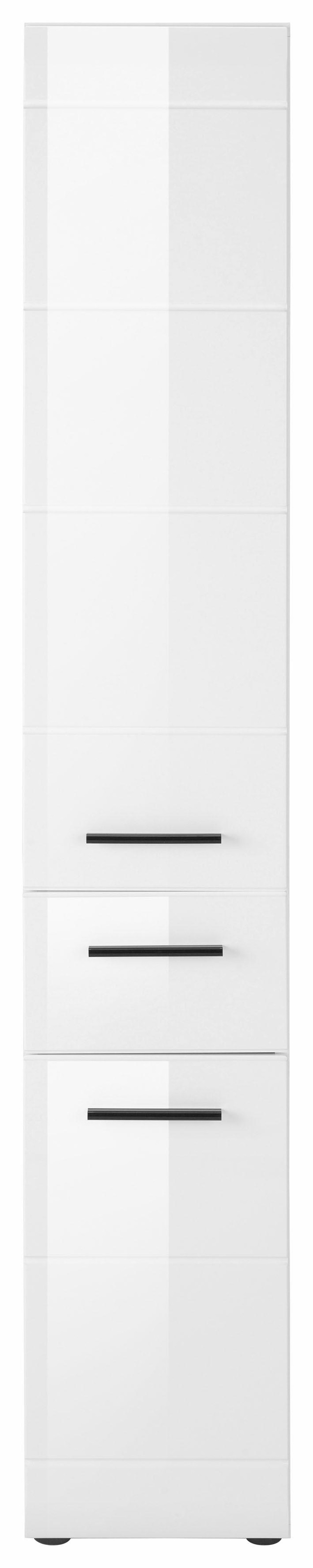 welltime Hochschrank »Sovana« Badschrank mit einer Schublade und 5 Fächern - (B/T/H) 30/31/182 cm