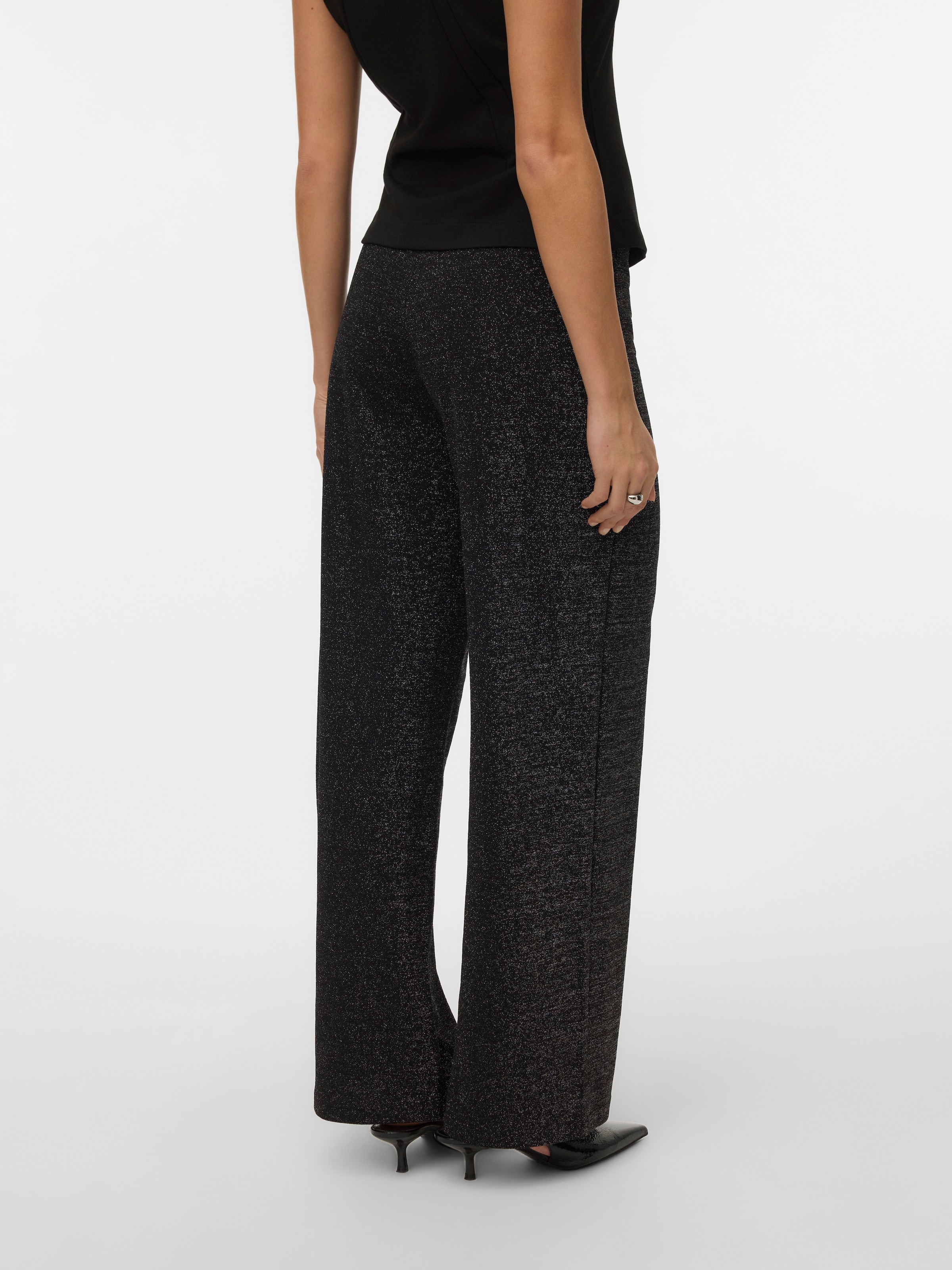 Vero Moda Schlupfhose »VMBERLIN MW WIDE GLITTER PANT NOOS«  Sommerhose