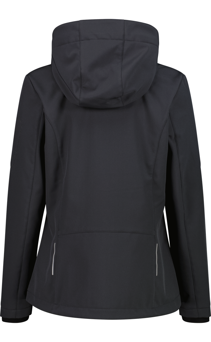 CMP Veste softshell »WOMAN JACKET DET HOOD« avec capuche avec capuche, coupe-vent et déperlant
