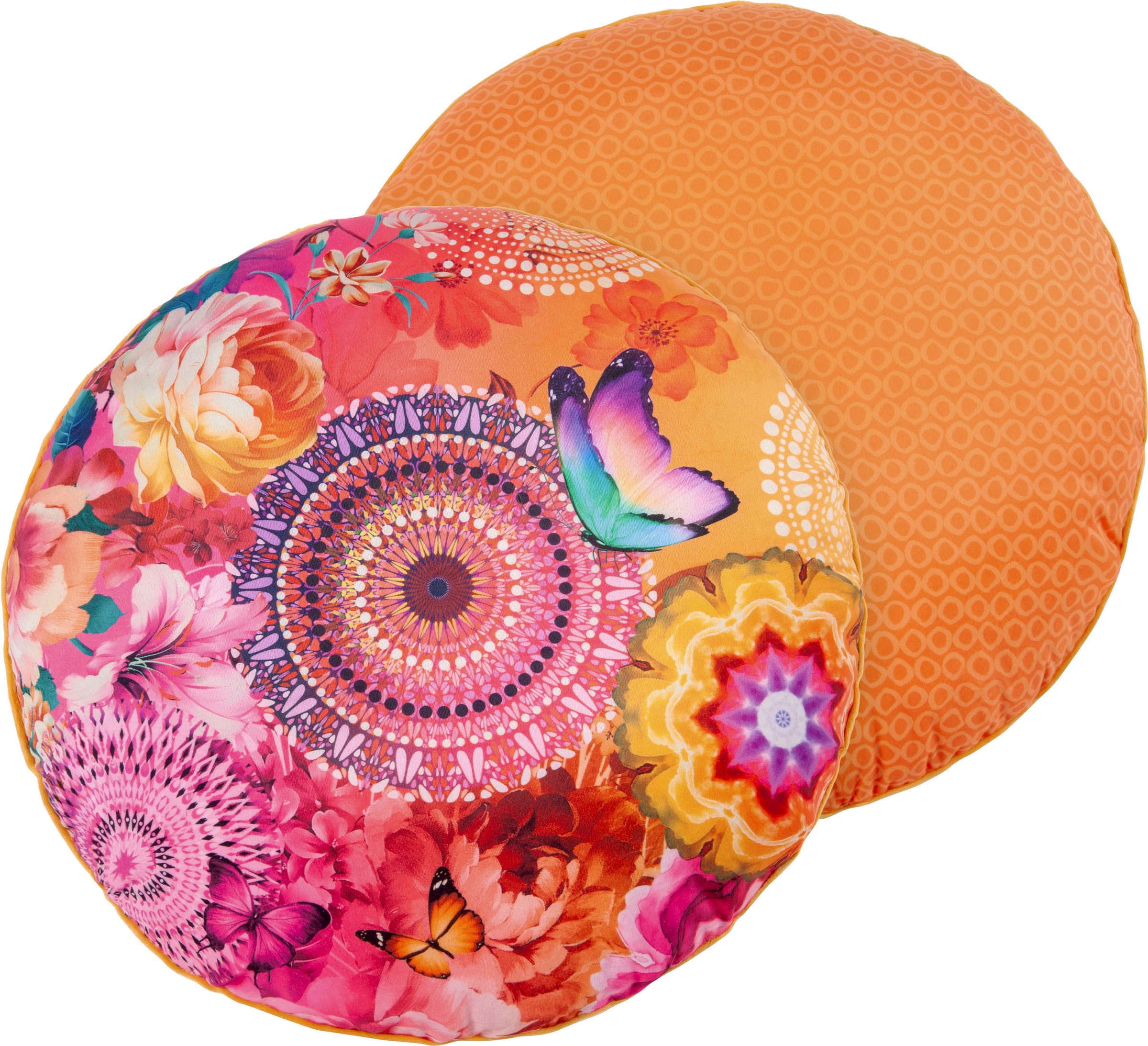 Image of hip Dekokissen »Ziva«, (1 St., 1 55 cm rund Dekokissen - Mit biese), mit Biese bei Ackermann Versand Schweiz