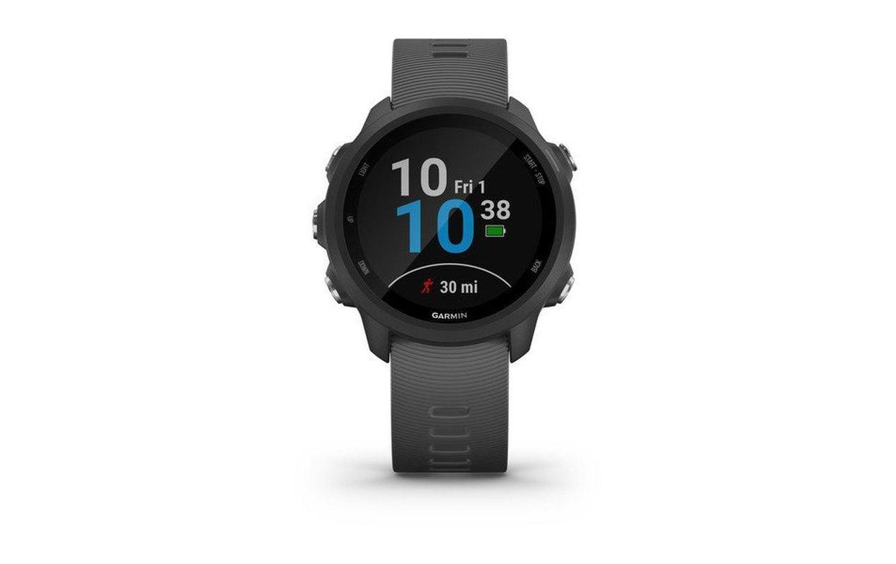Garmin Fitnessuhr »Forerunner 245 Schwarz/Grau«,)