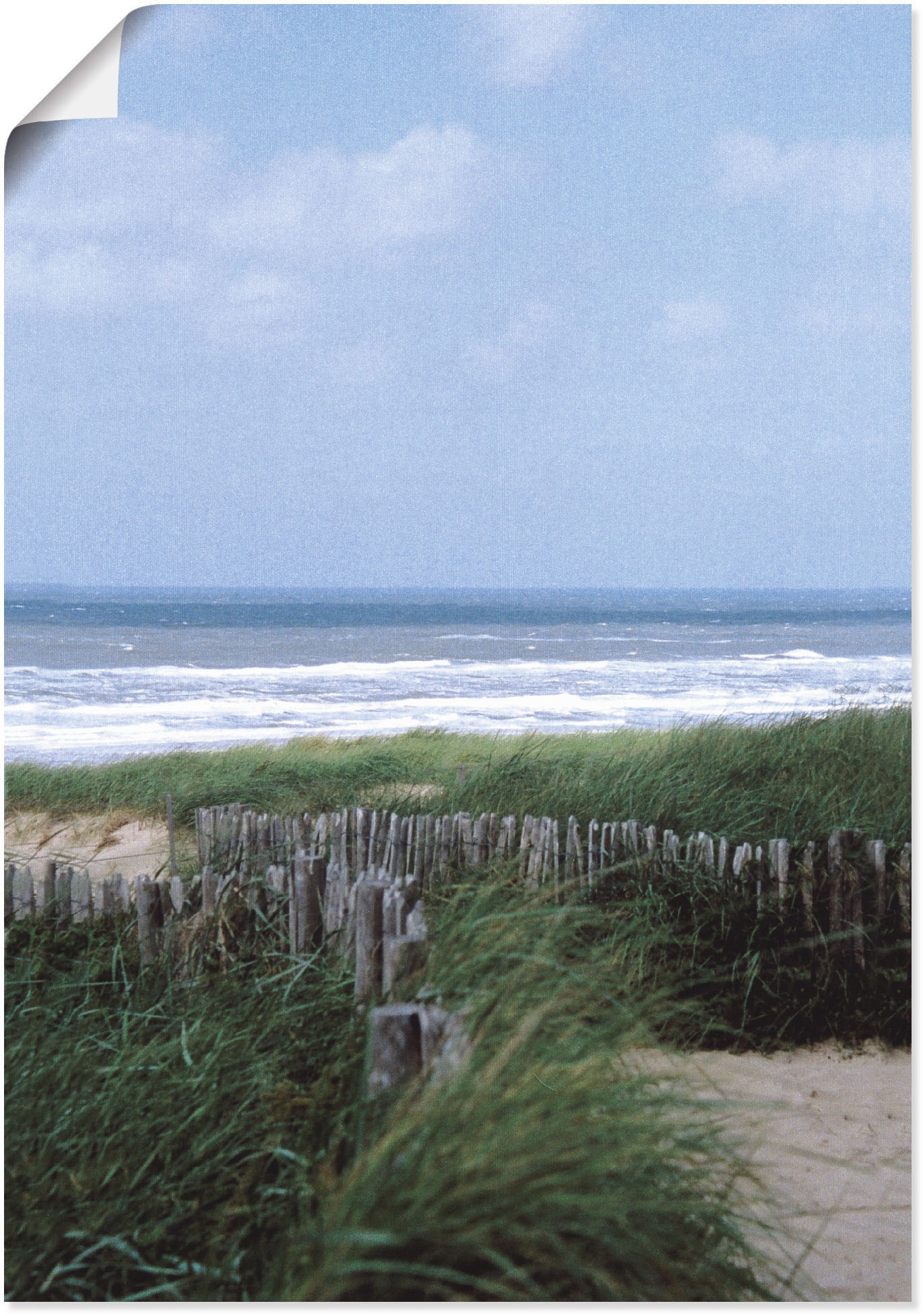 Image of Artland Wandbild »Dünenlandschaft«, Küstenbilder, (1 St.), in vielen Grössen & Produktarten - Alubild / Outdoorbild für den Aussenbereich, Leinwandbild, Poster, Wandaufkleber / Wandtattoo auch für Badezimmer geeignet bei Ackermann Versand Schweiz