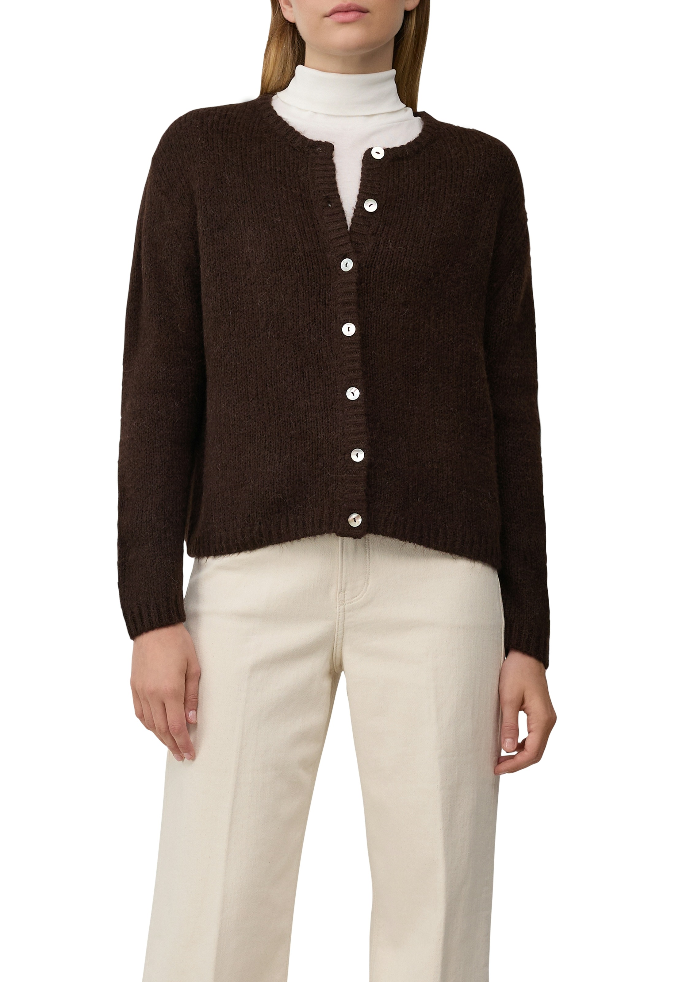 s.Oliver Strickjacke mit Rippbündchen