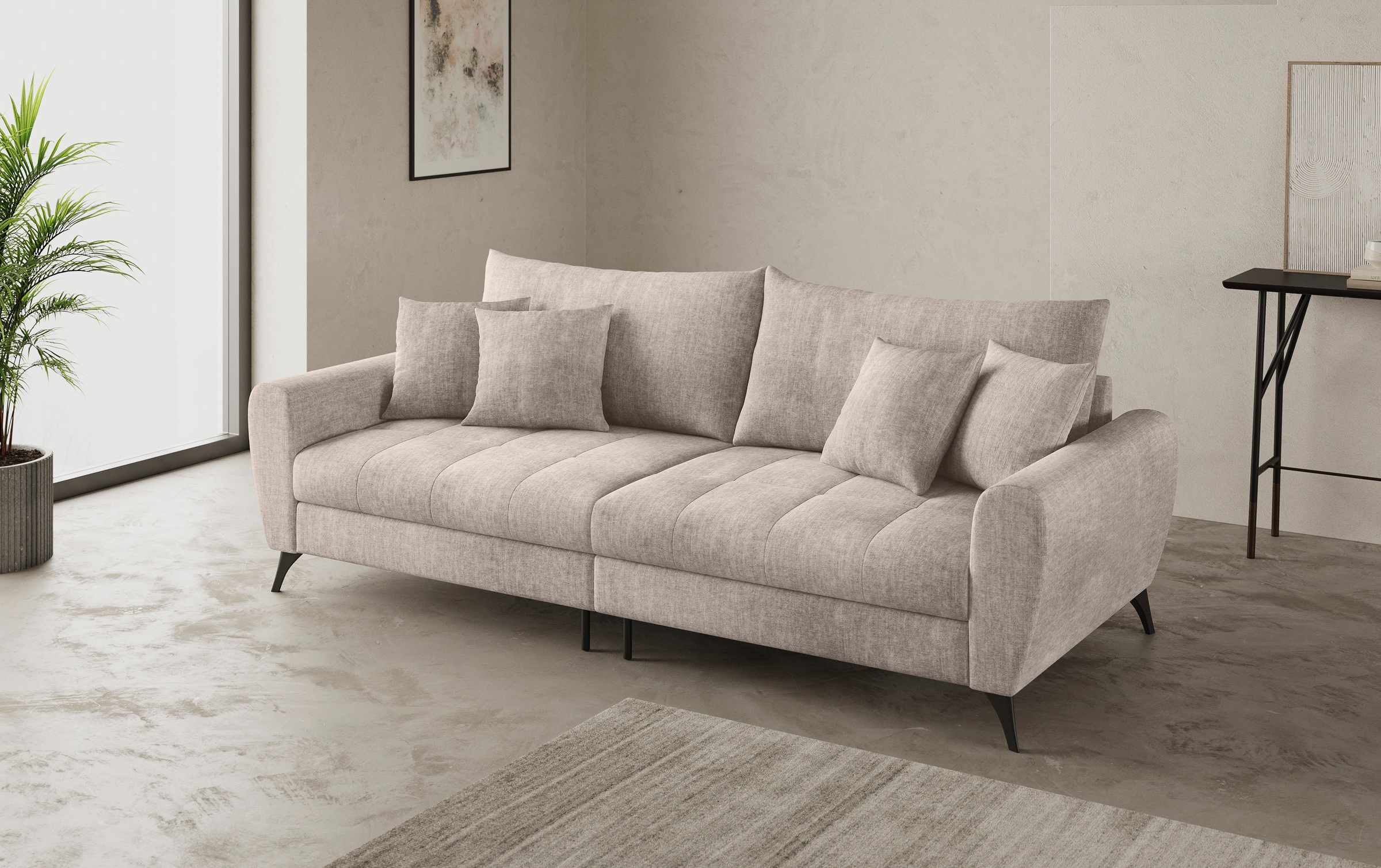 Mr. Couch Big-Sofa »Blackburn II«, Mit Kaltschaumpolsterung bis 140 kg belastbar
