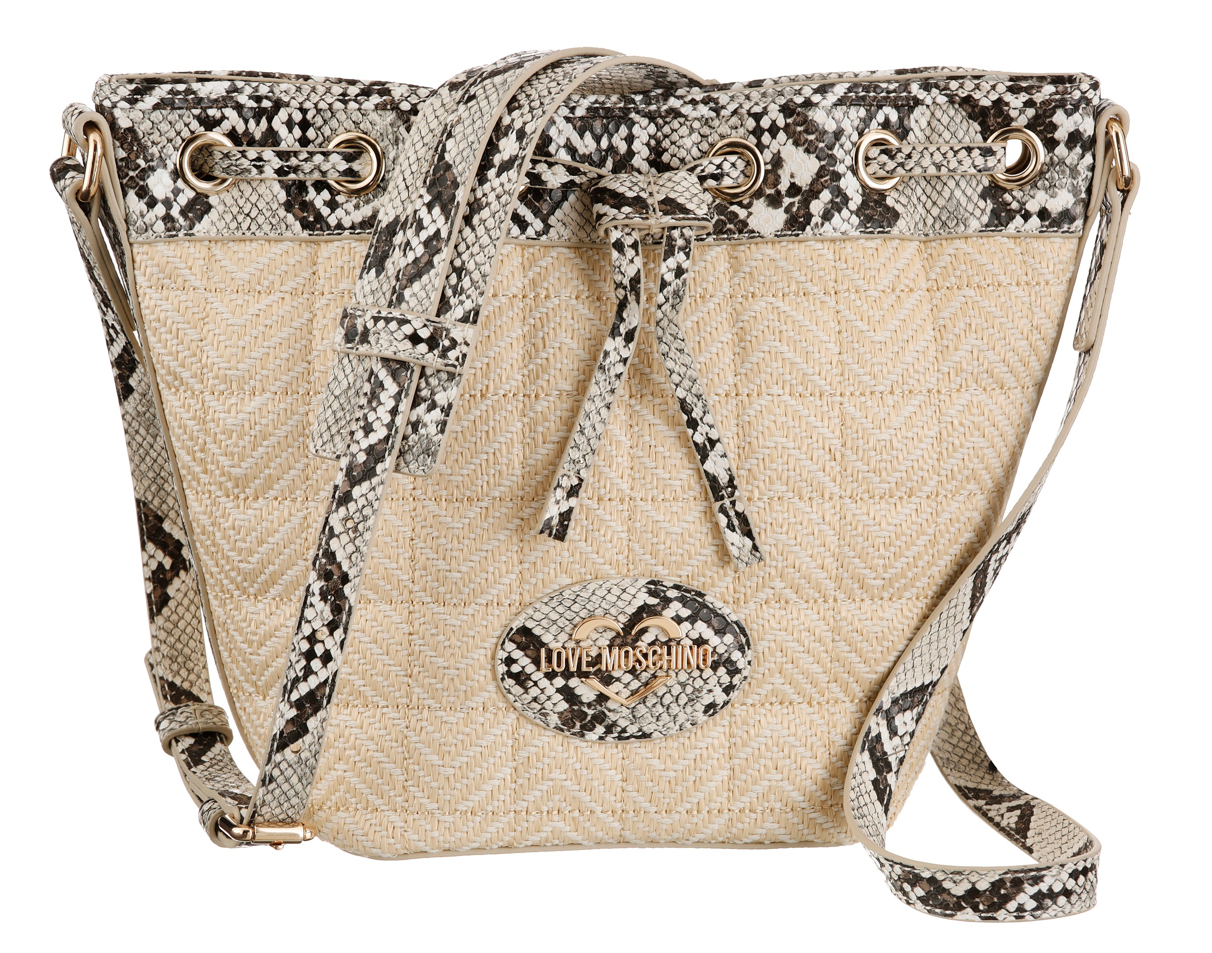 Image of LOVE MOSCHINO Beuteltasche »SWEET SUMMER«, mit Details in Reptil Optik bei Ackermann Versand Schweiz