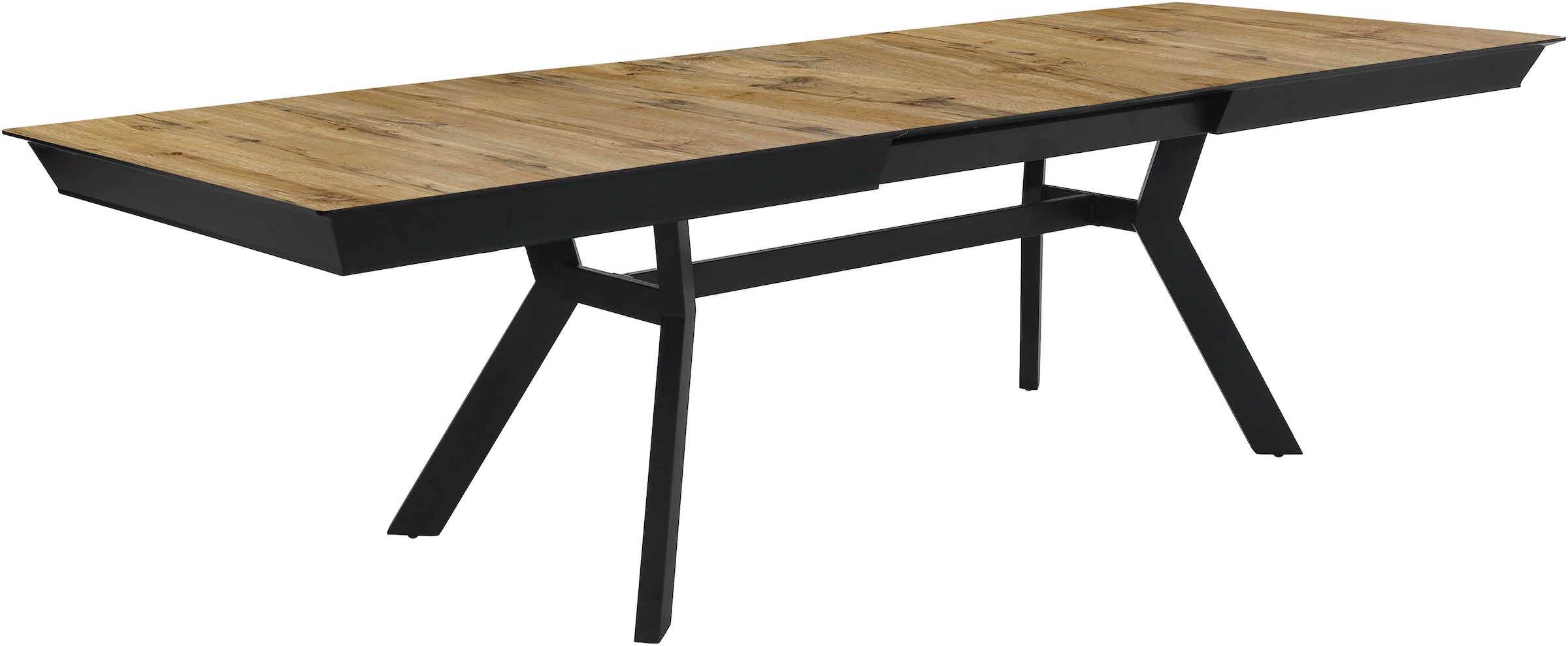Jockenhöfer Gruppe Table de salle à manger »Tyson, 3-fach ausziehbar« extra large (200-320x100cm), extension synchronisée, mélaminé