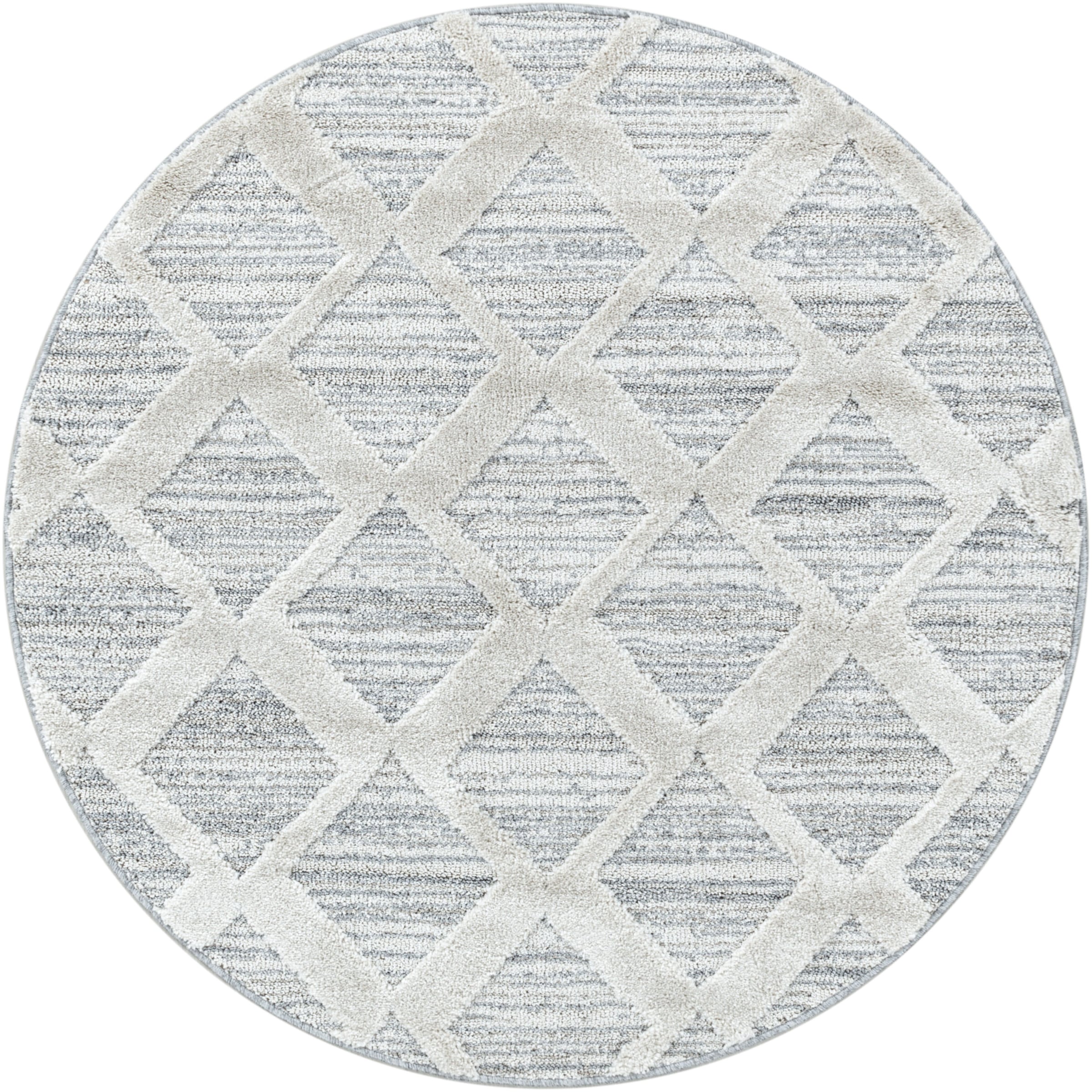Image of Ayyildiz Teppiche Teppich "PISA 4703" rund 20 mm Höhe auch rechteckig, Hoch Tief Struktur, Wohnzimmer, Schlafzimmer
