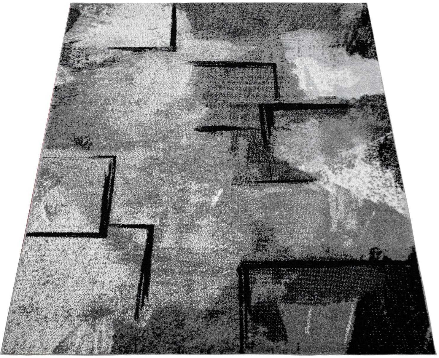 Image of Paco Home Teppich »Mondial 103«, rechteckig, 11 mm Höhe, Kurzflor, modernes abstraktes Design, ideal im Wohnzimmer & Schlafzimmer bei Ackermann Versand Schweiz